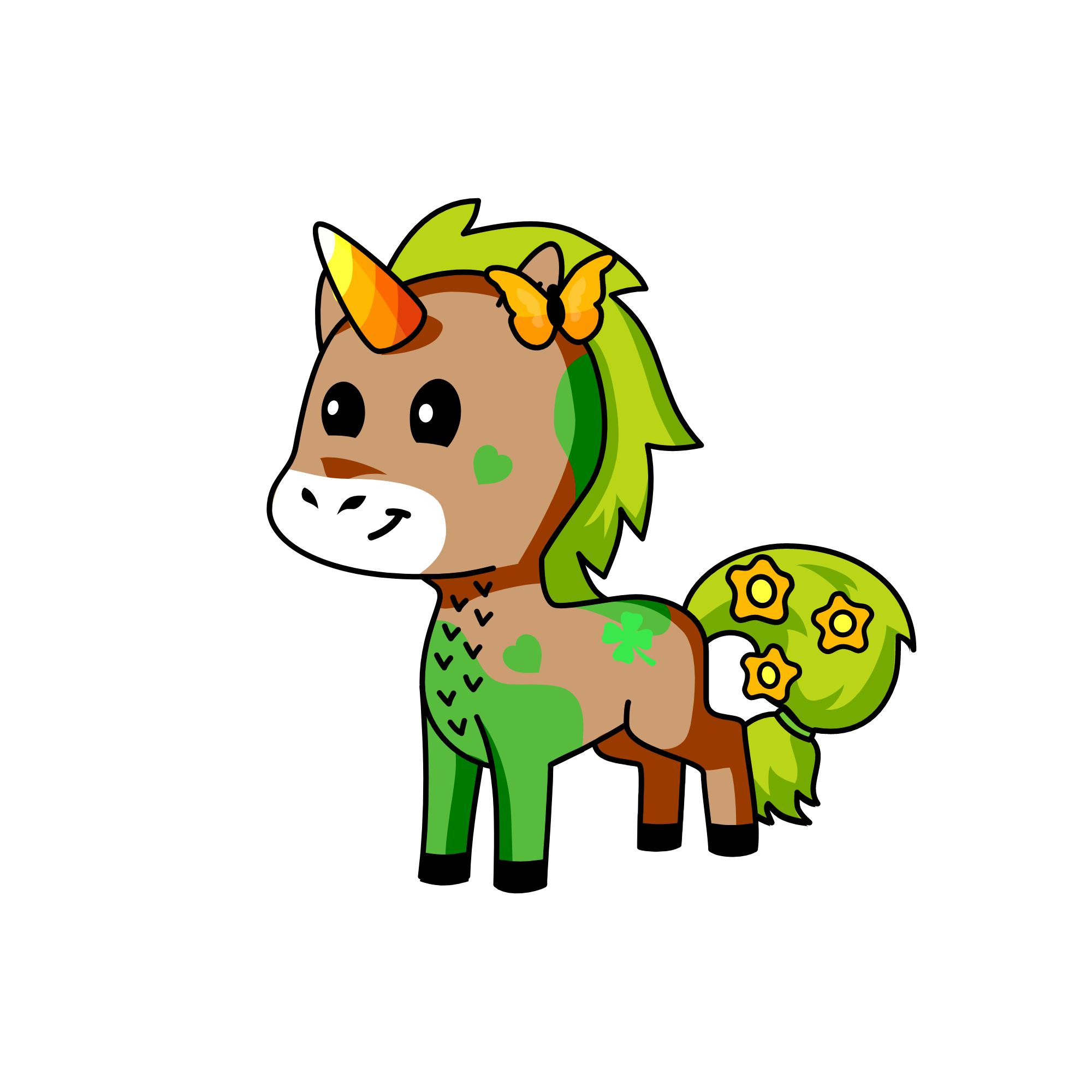 Earth Uni, the unicorn
