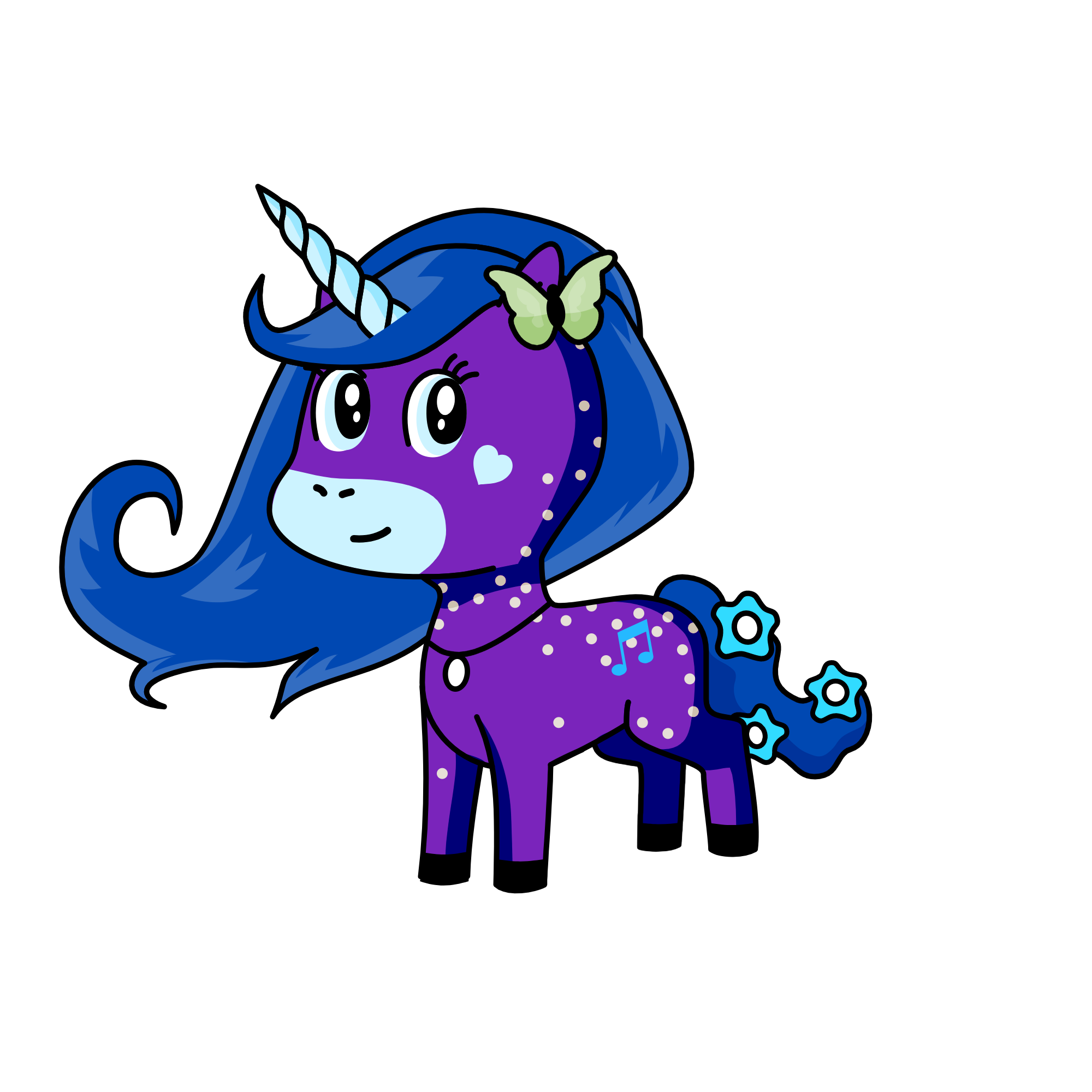 Princess Star, the unicorn