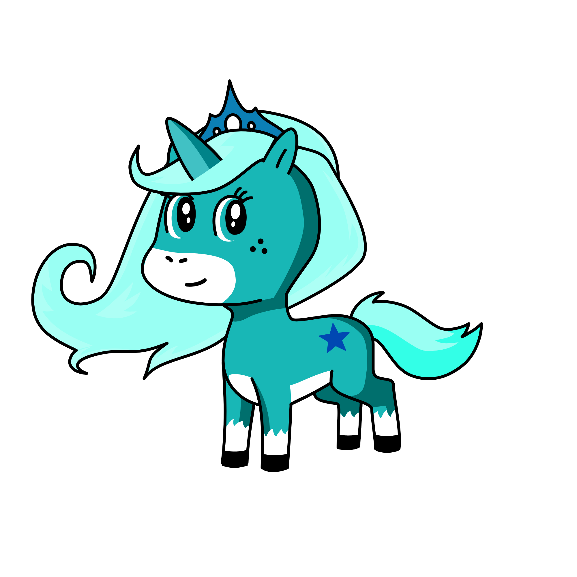 Princess Rain Drop, the unicorn