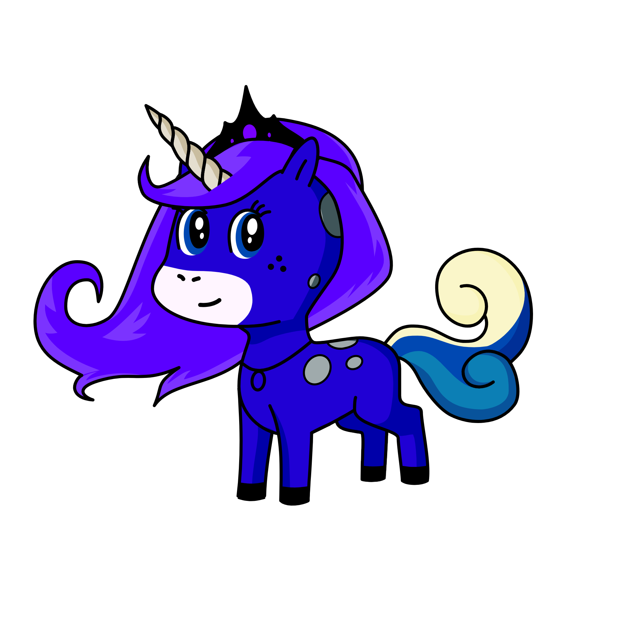 Princess Luna, the unicorn
