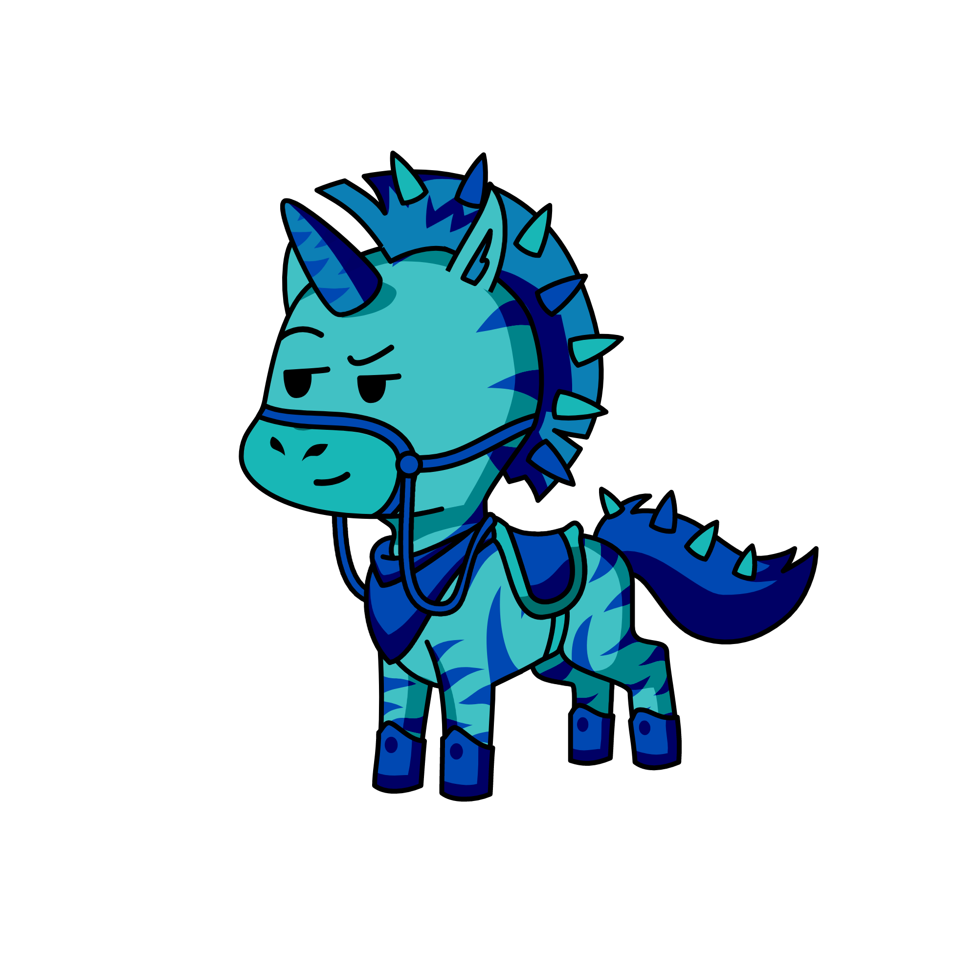 bluefire, the unicorn