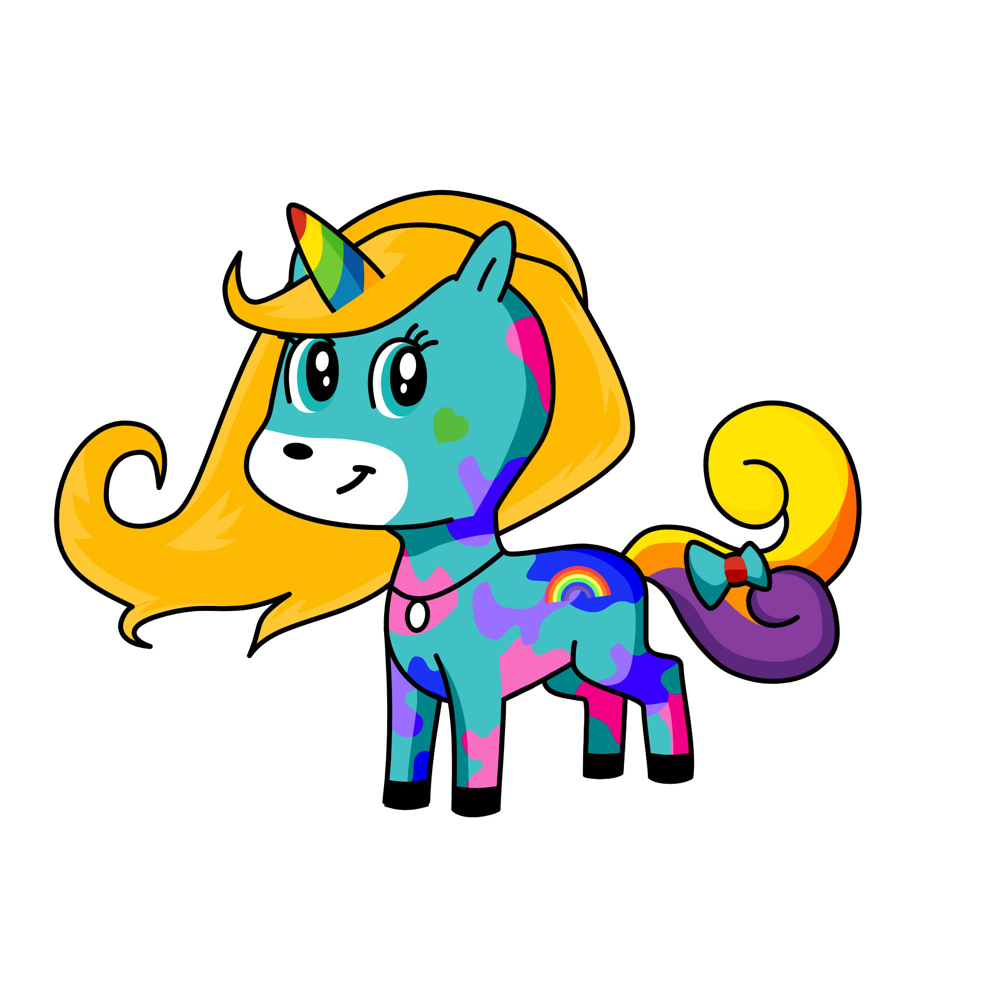 azul, the unicorn