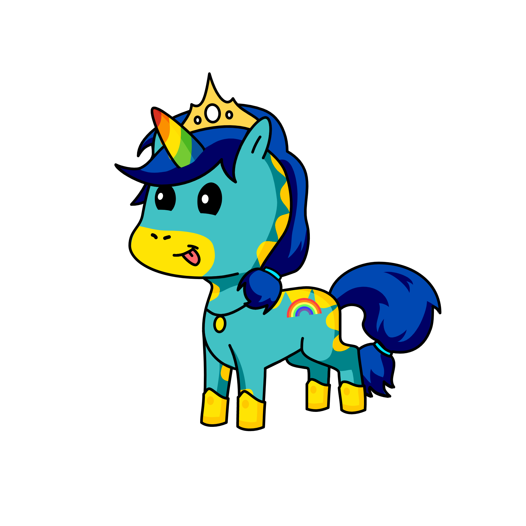 rainbow, the unicorn