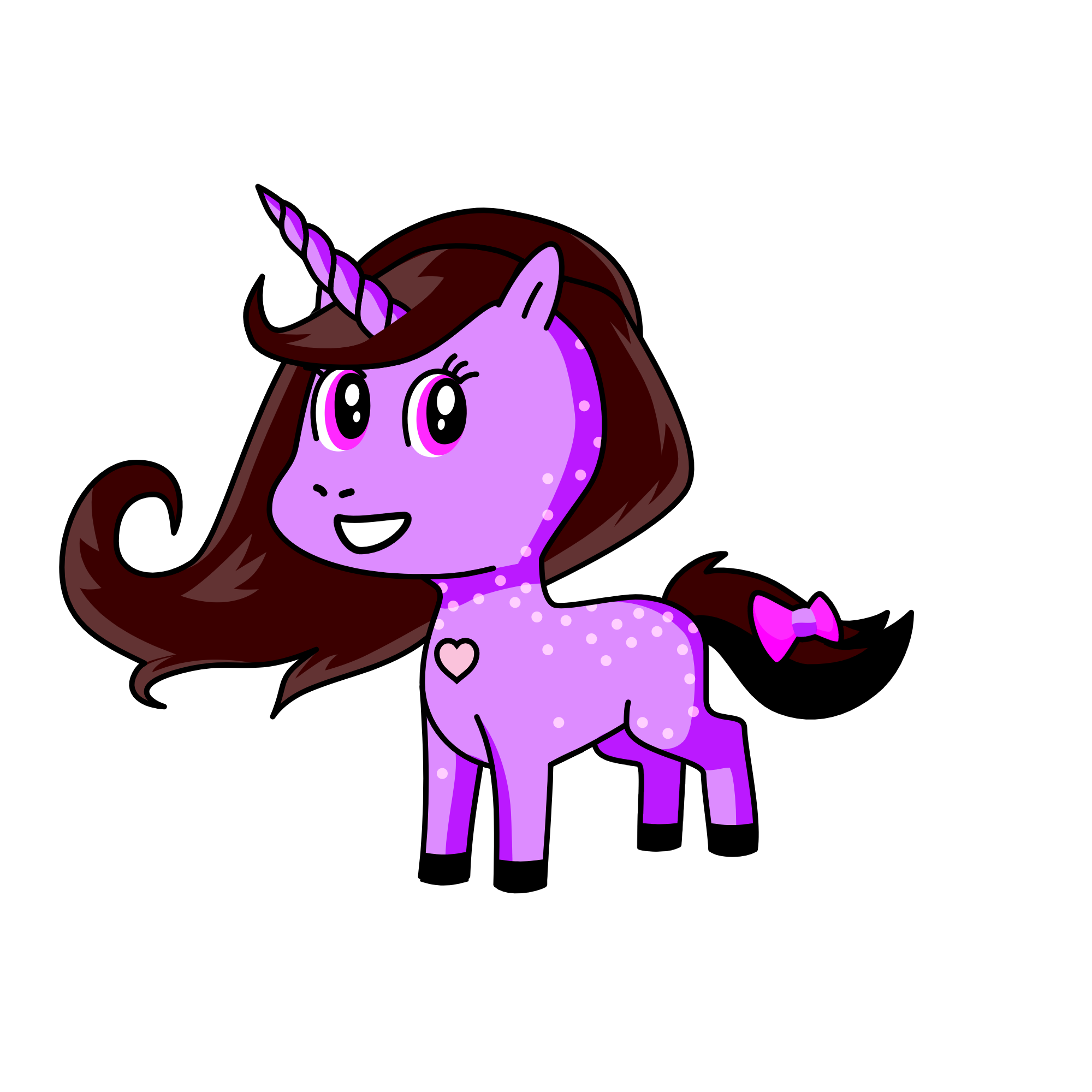 v b, the unicorn