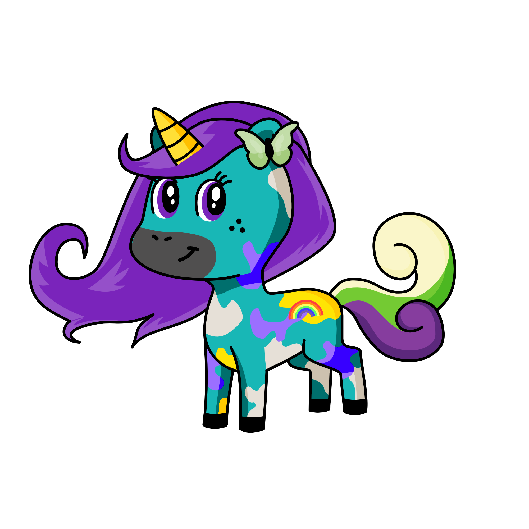 atardecer, the unicorn