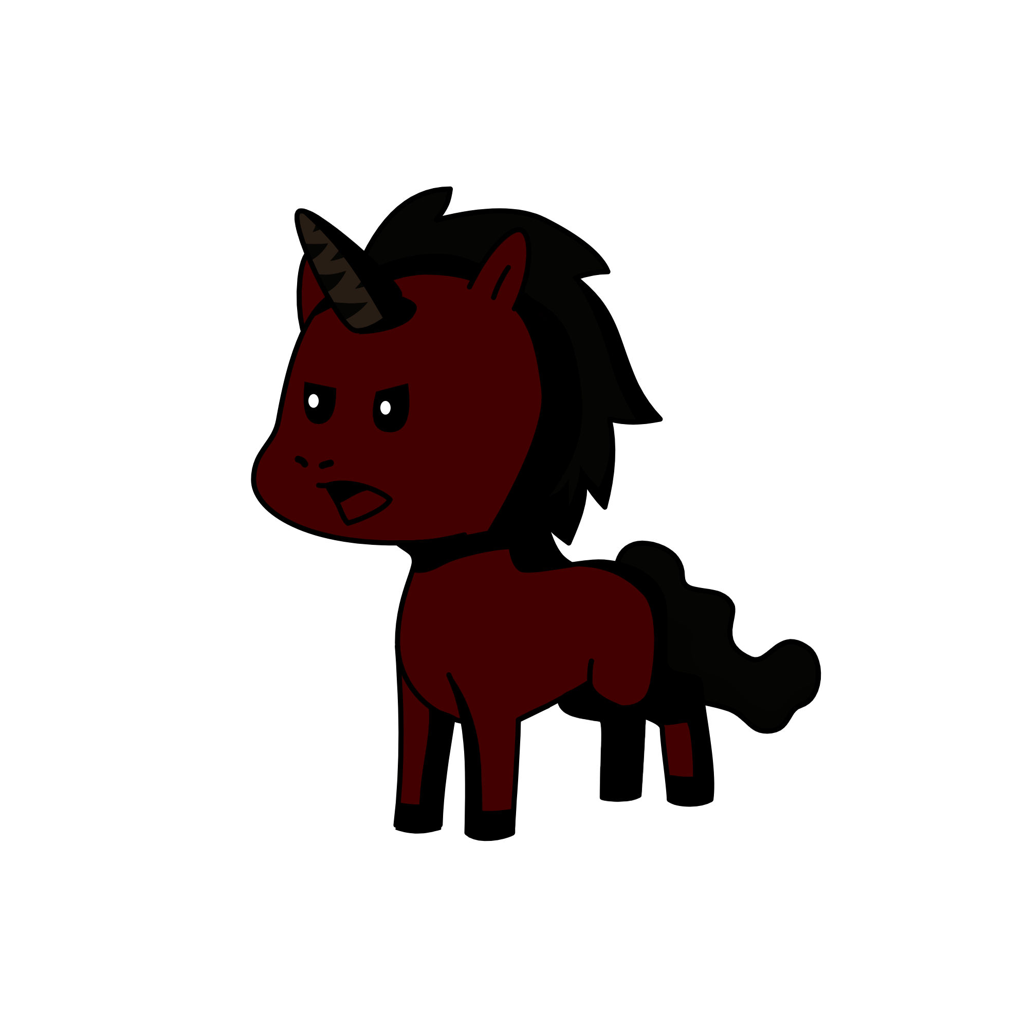 Bloodhound, the unicorn