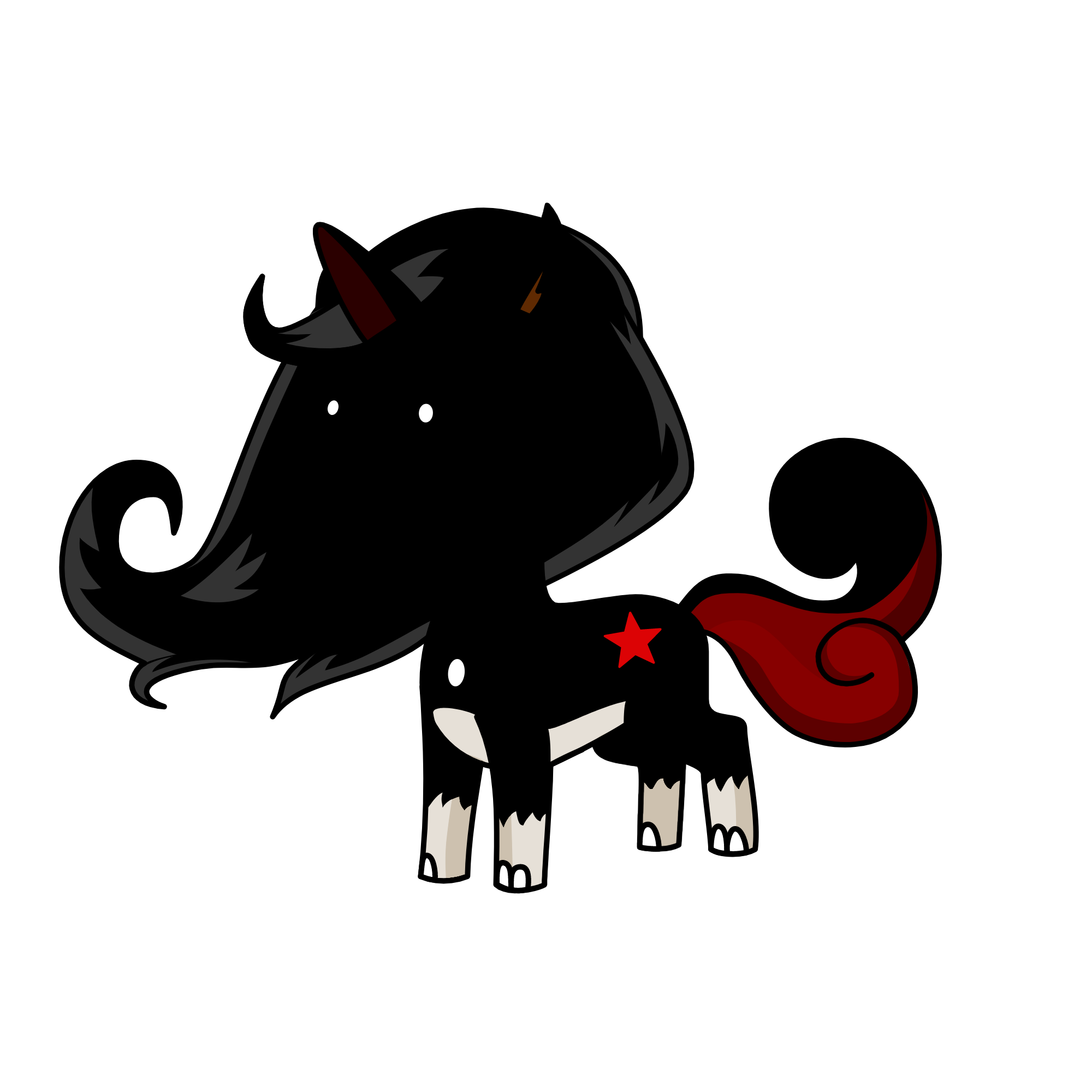 dark, the unicorn