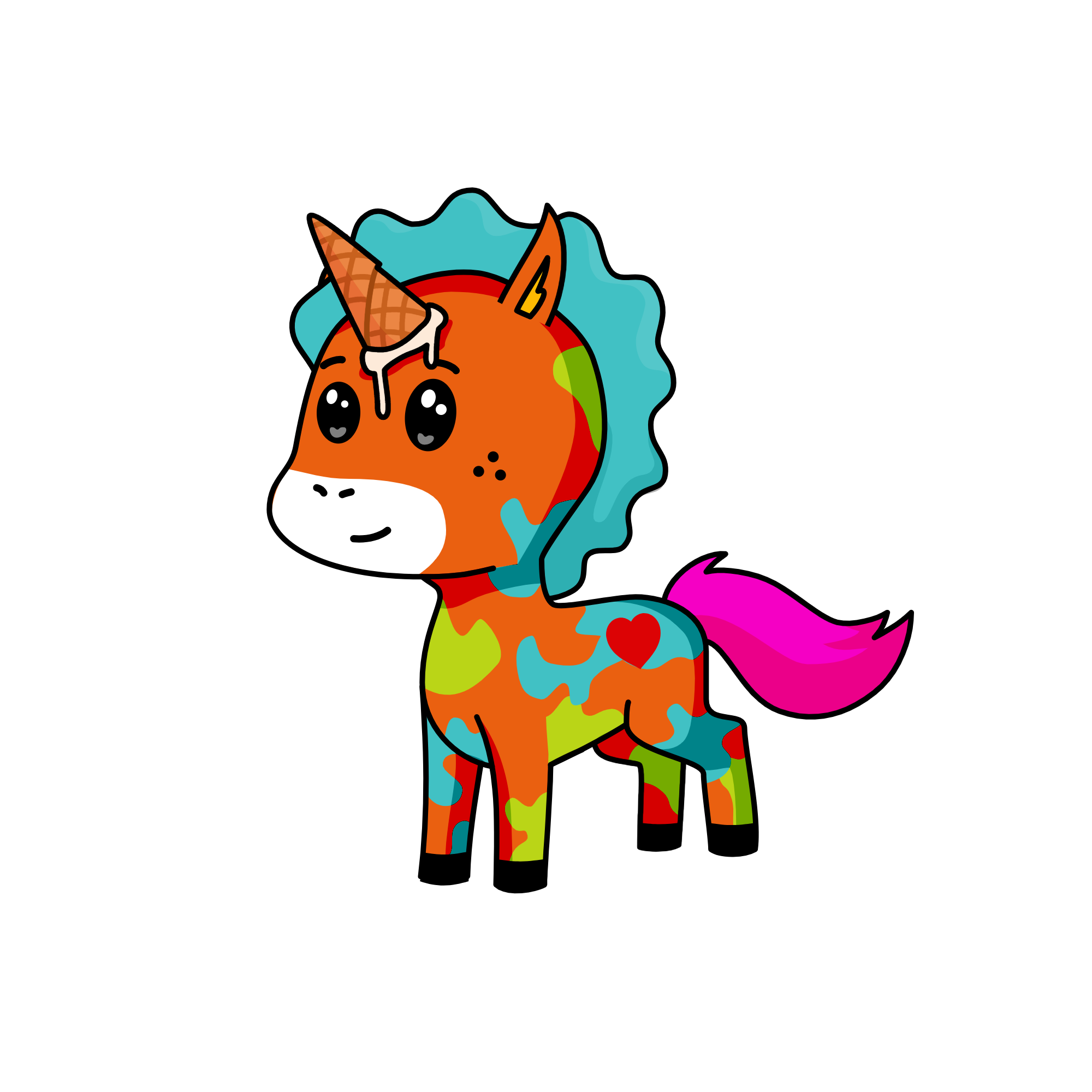 rojo, the unicorn