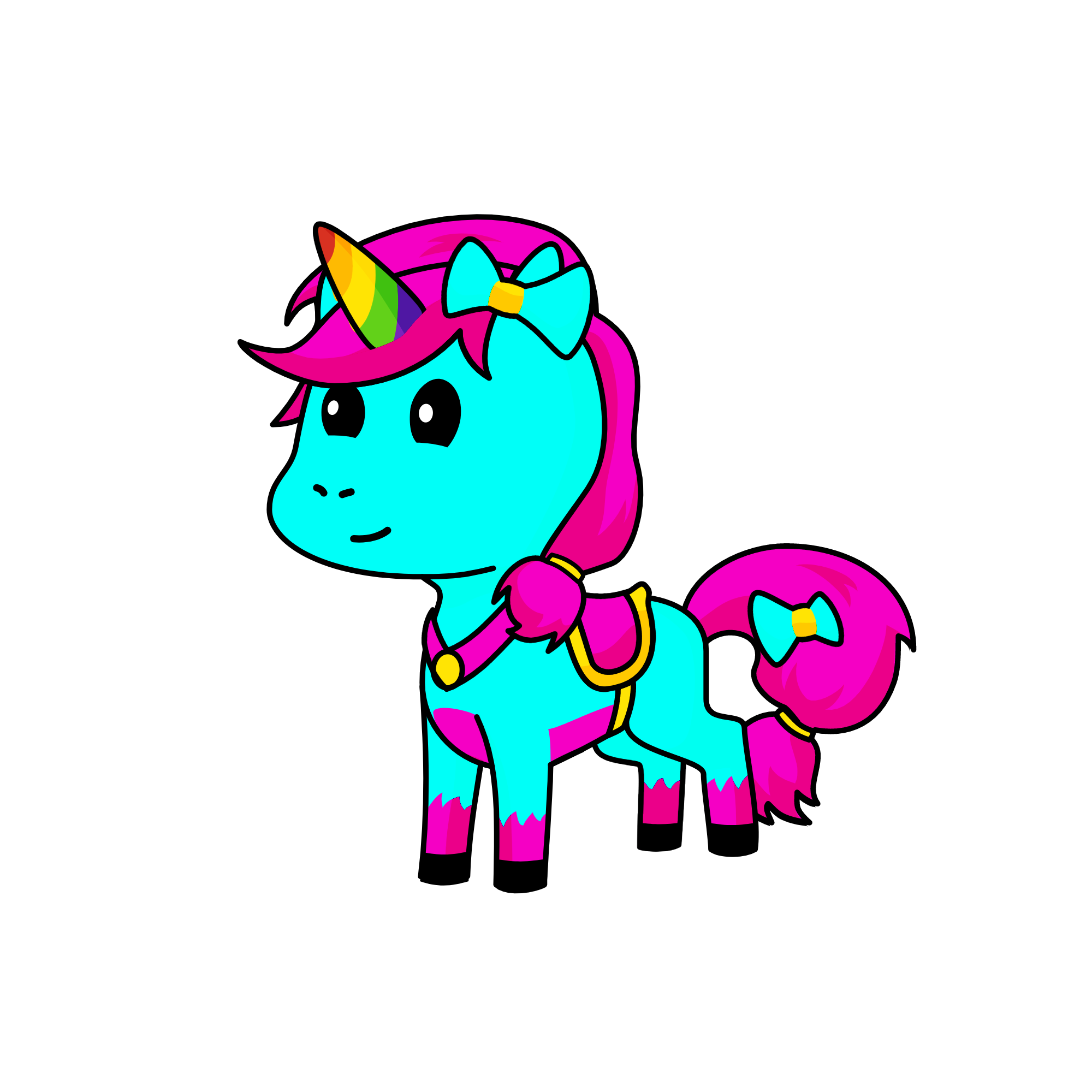 Pinky, the unicorn