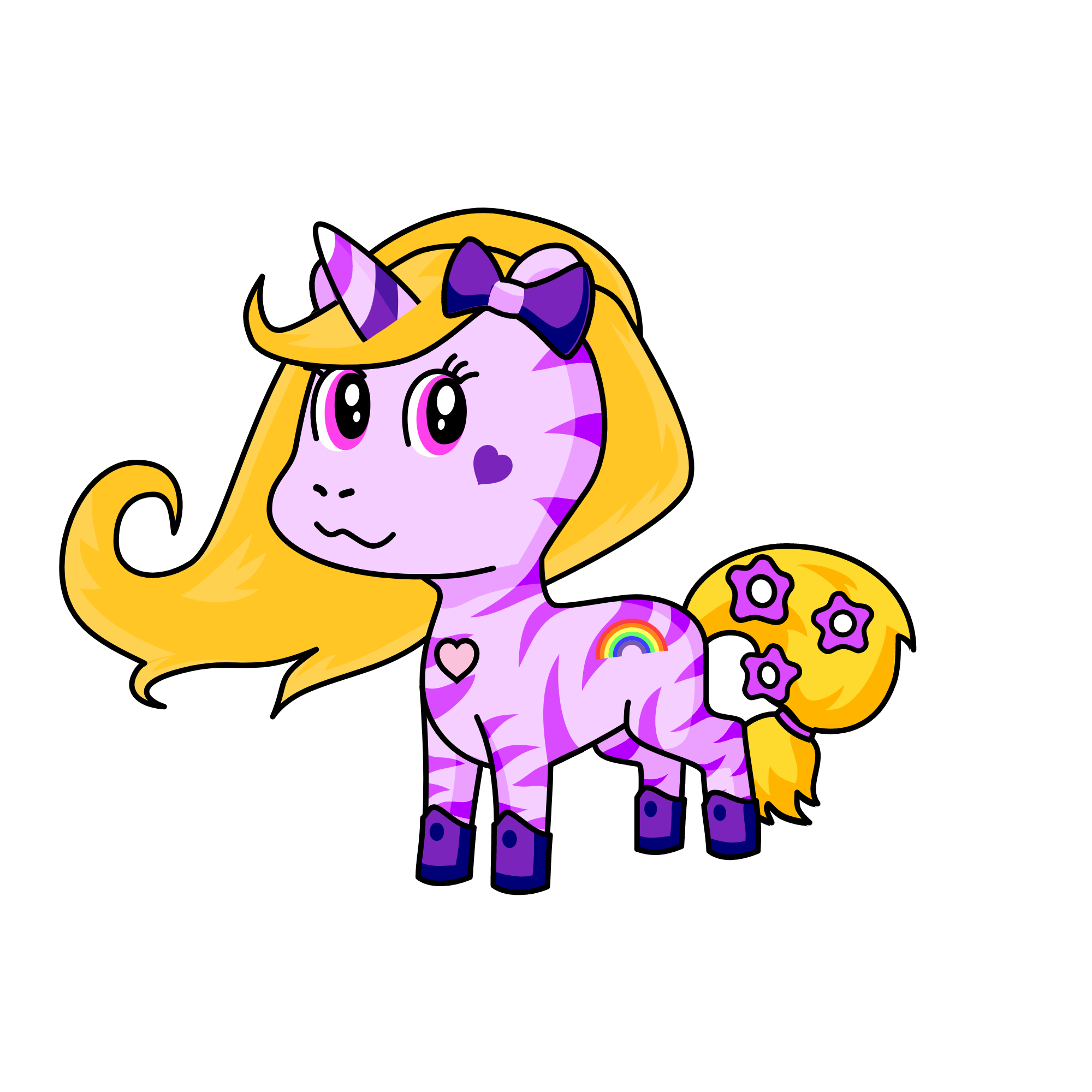 soft girl a corn, the unicorn