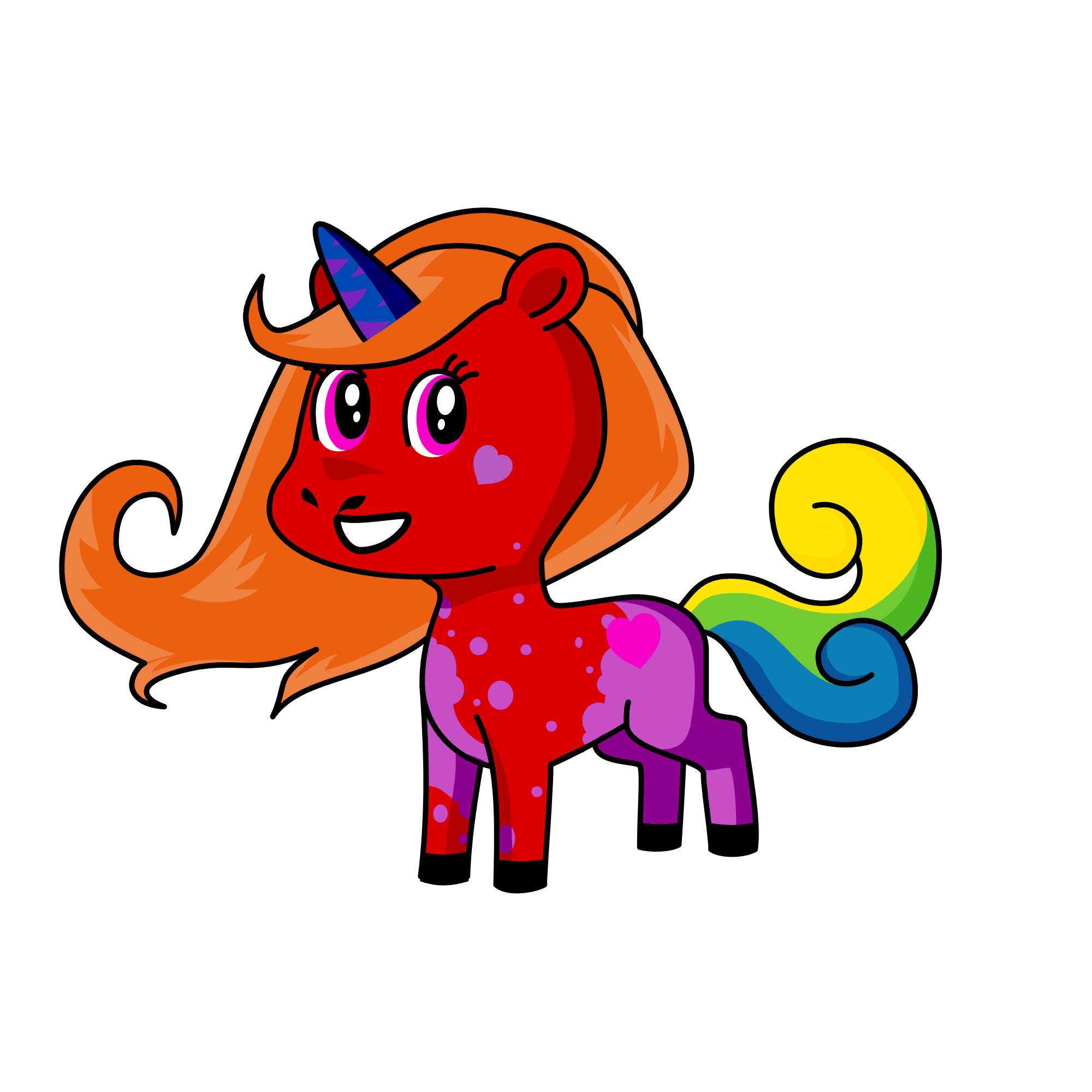 Rainbowpie, the unicorn