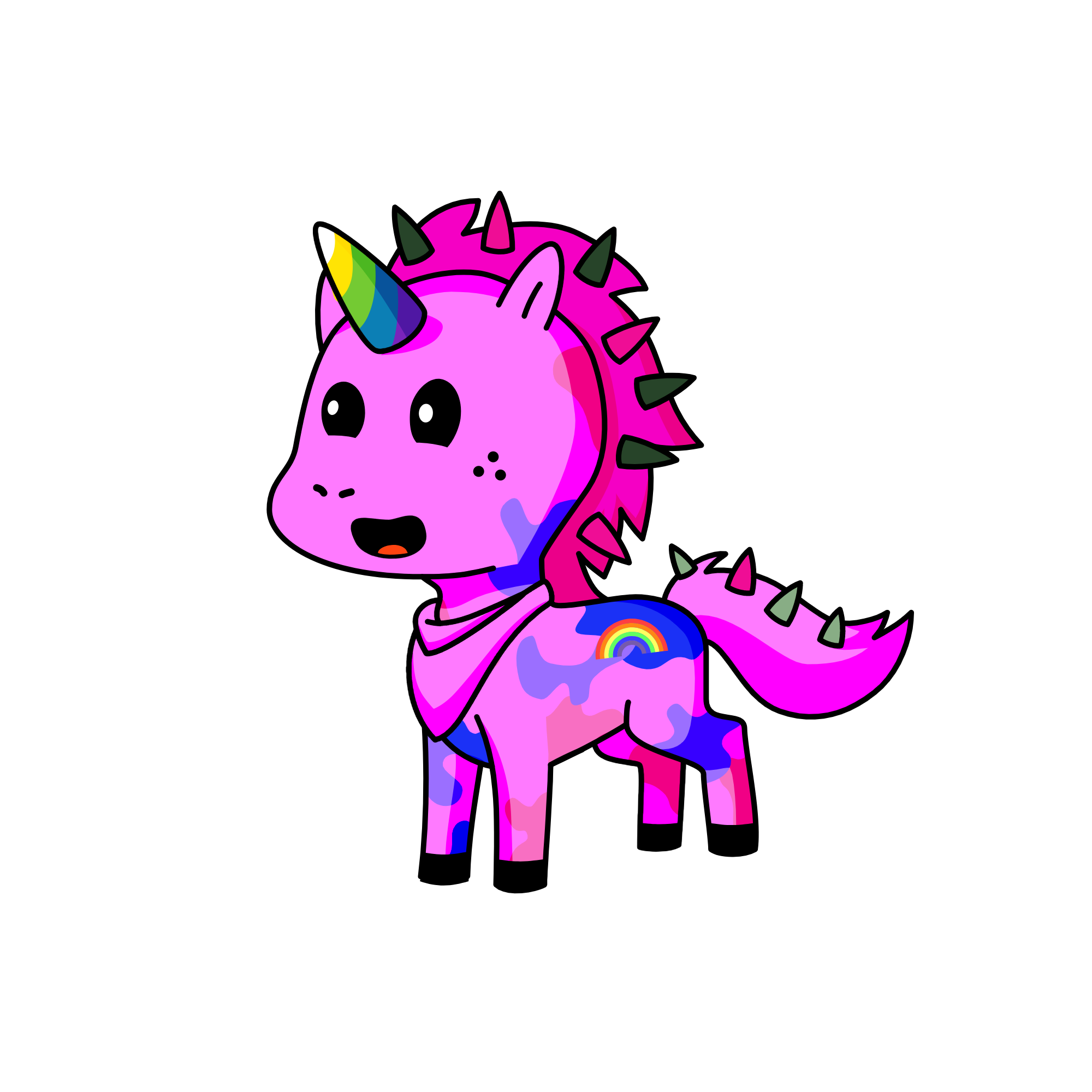 SPIKEY, the unicorn