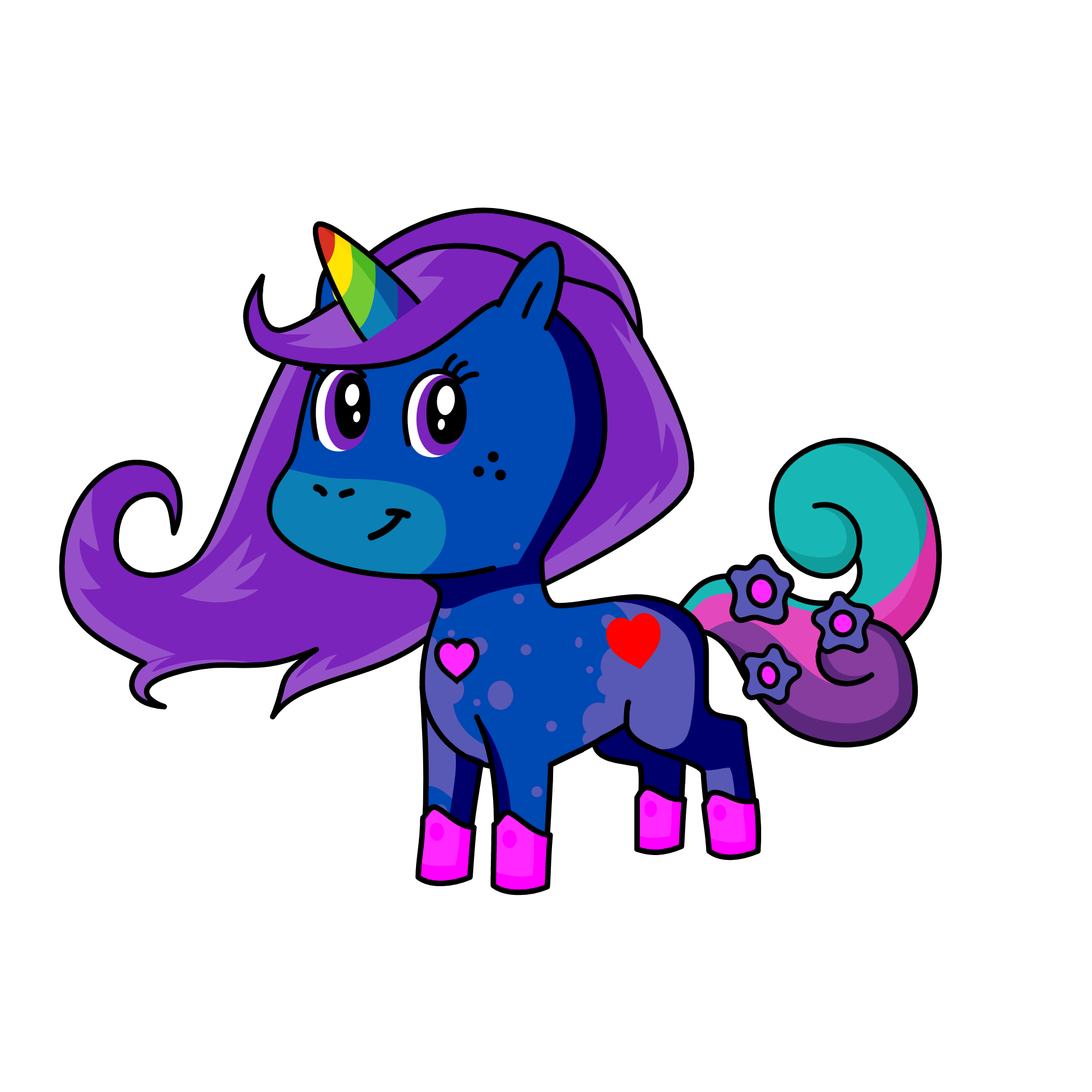 Sassypants, the unicorn