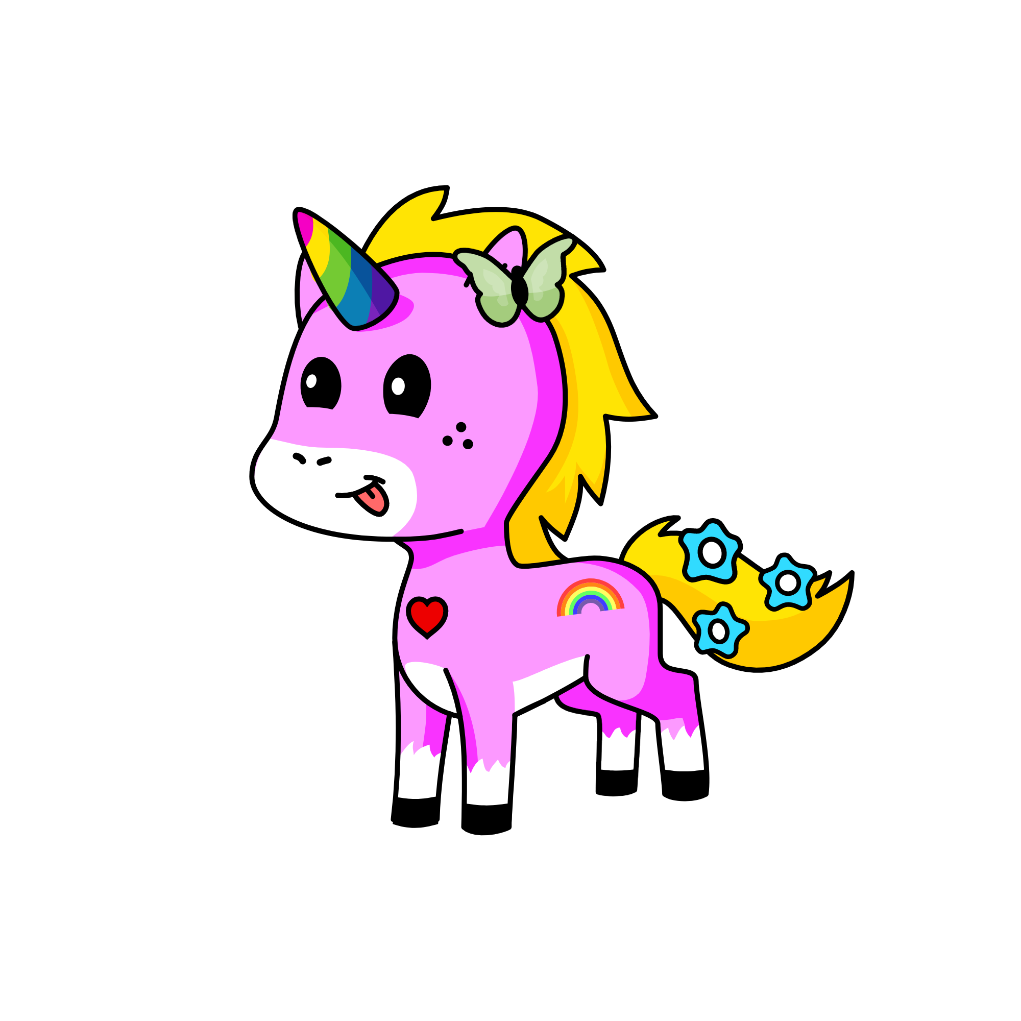 ButterFly, the unicorn