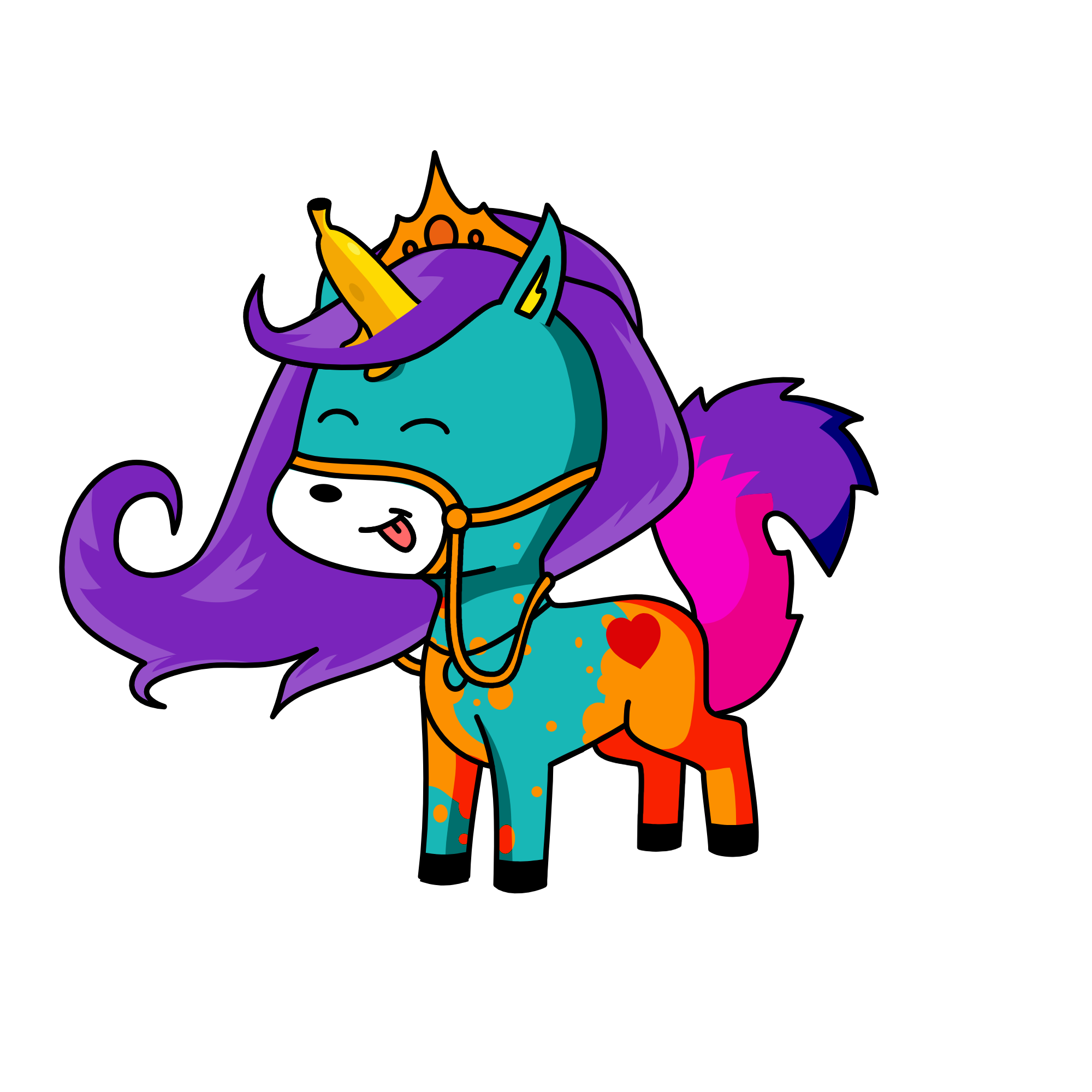 hi love you more baby, the unicorn