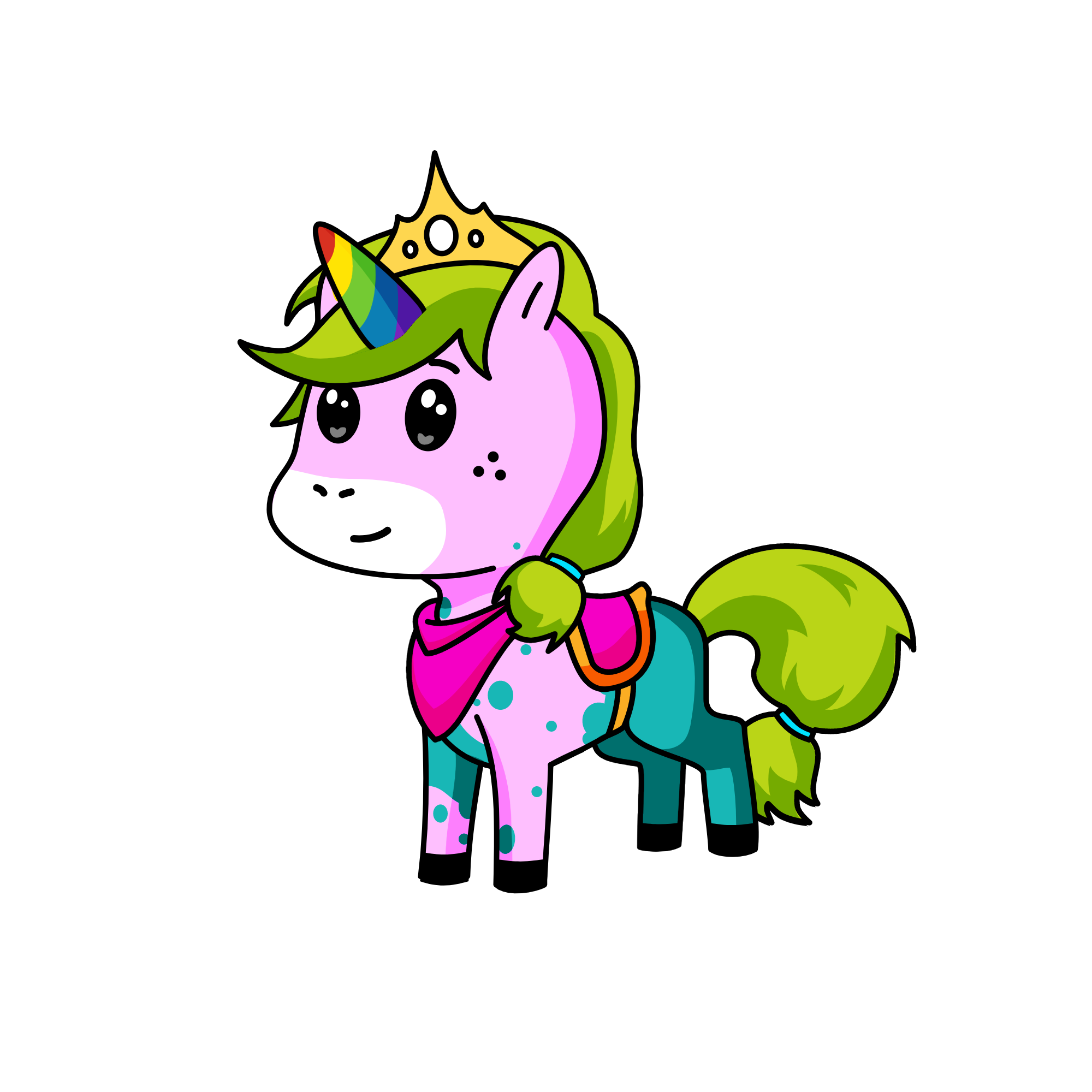 cuddles, the unicorn