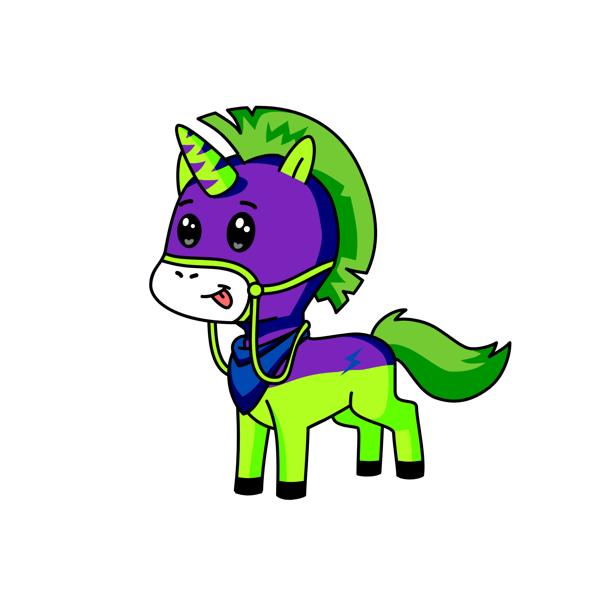 Spike, the unicorn