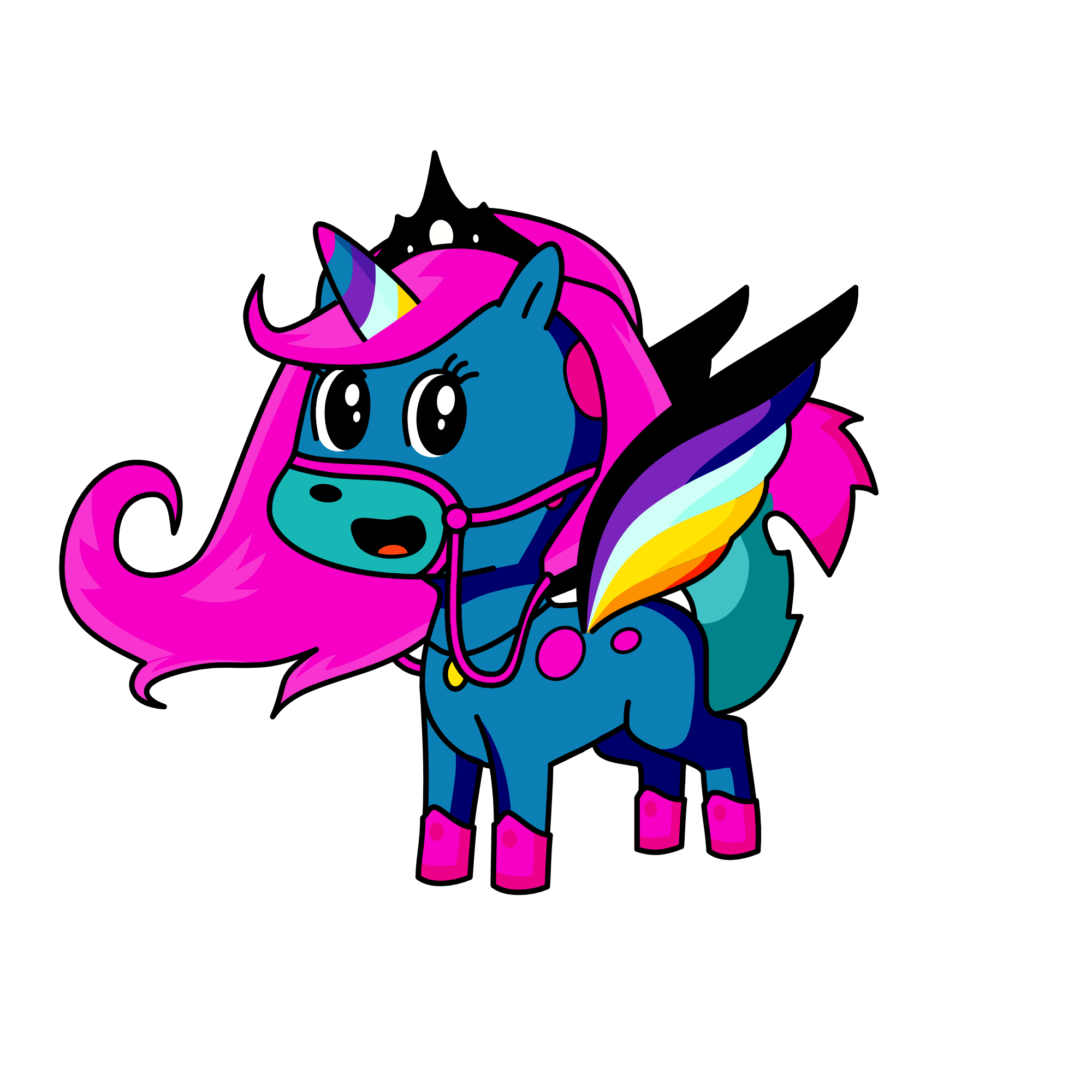 Little de gall, the unicorn