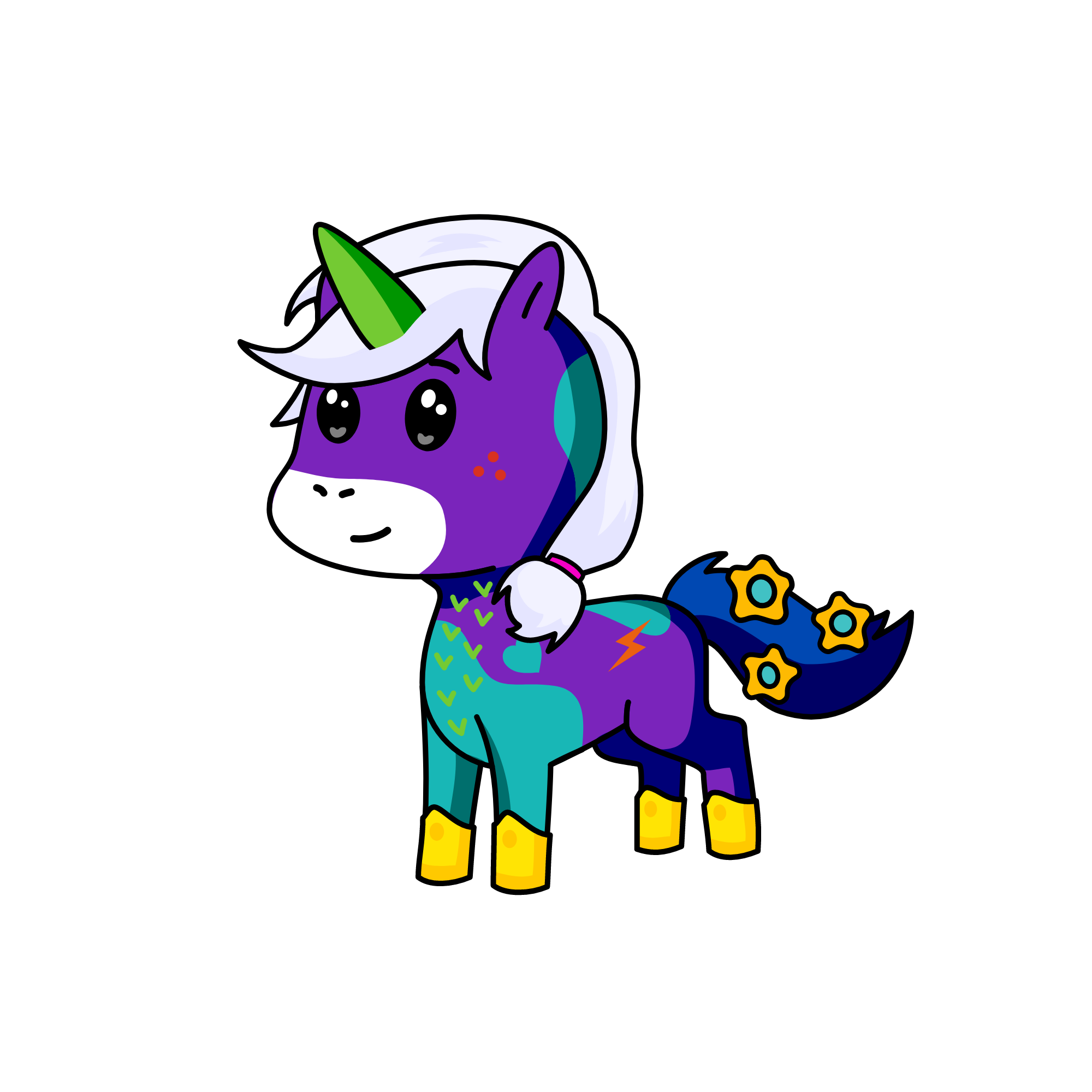 Woullie, the unicorn