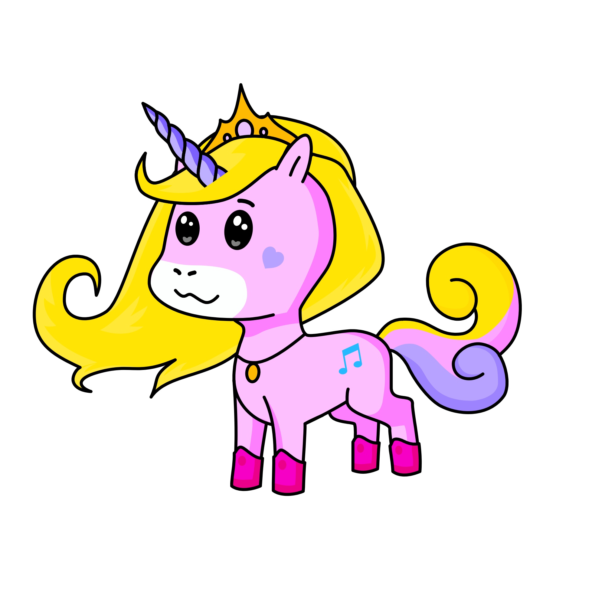 Cutiecorn, the unicorn