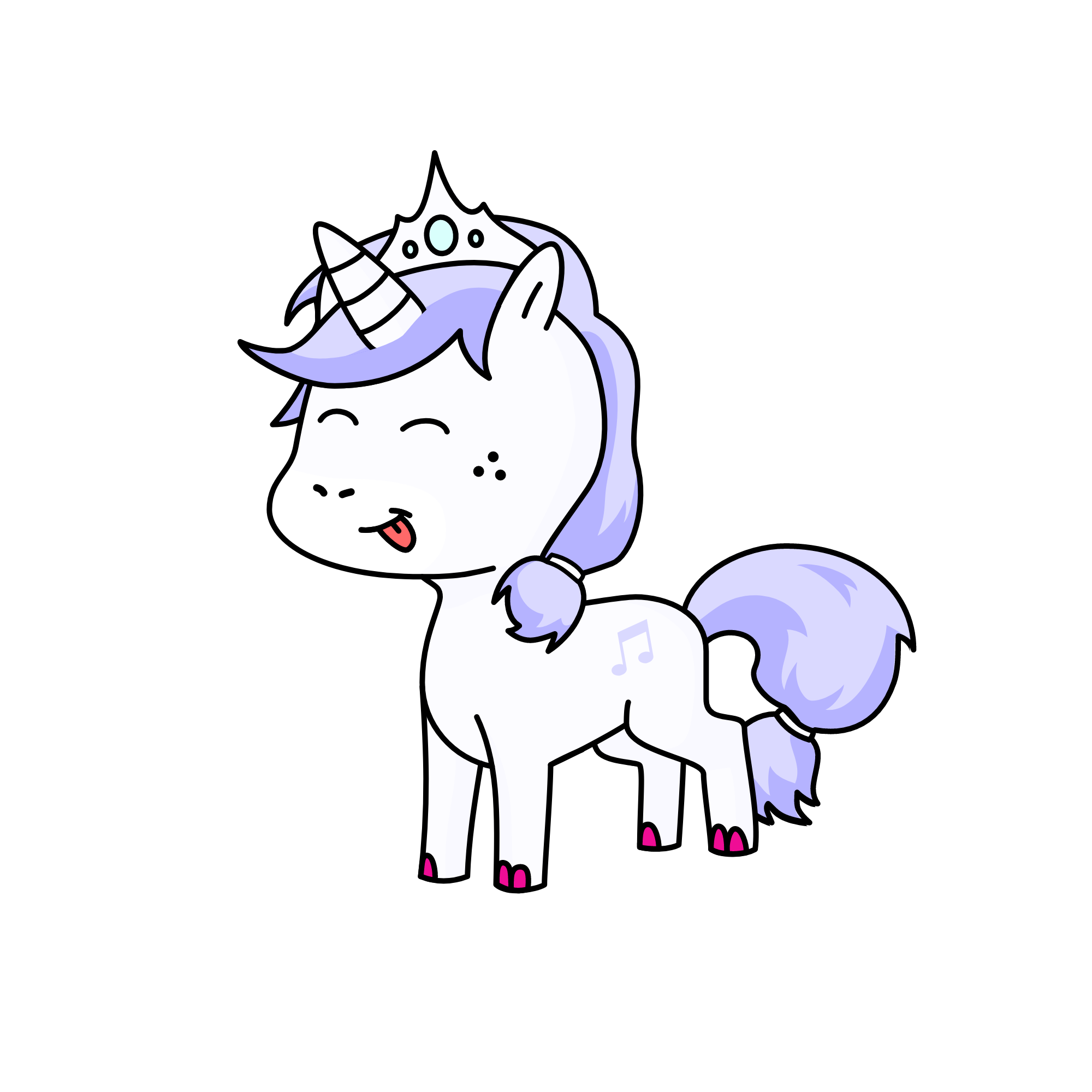 lavender, the unicorn