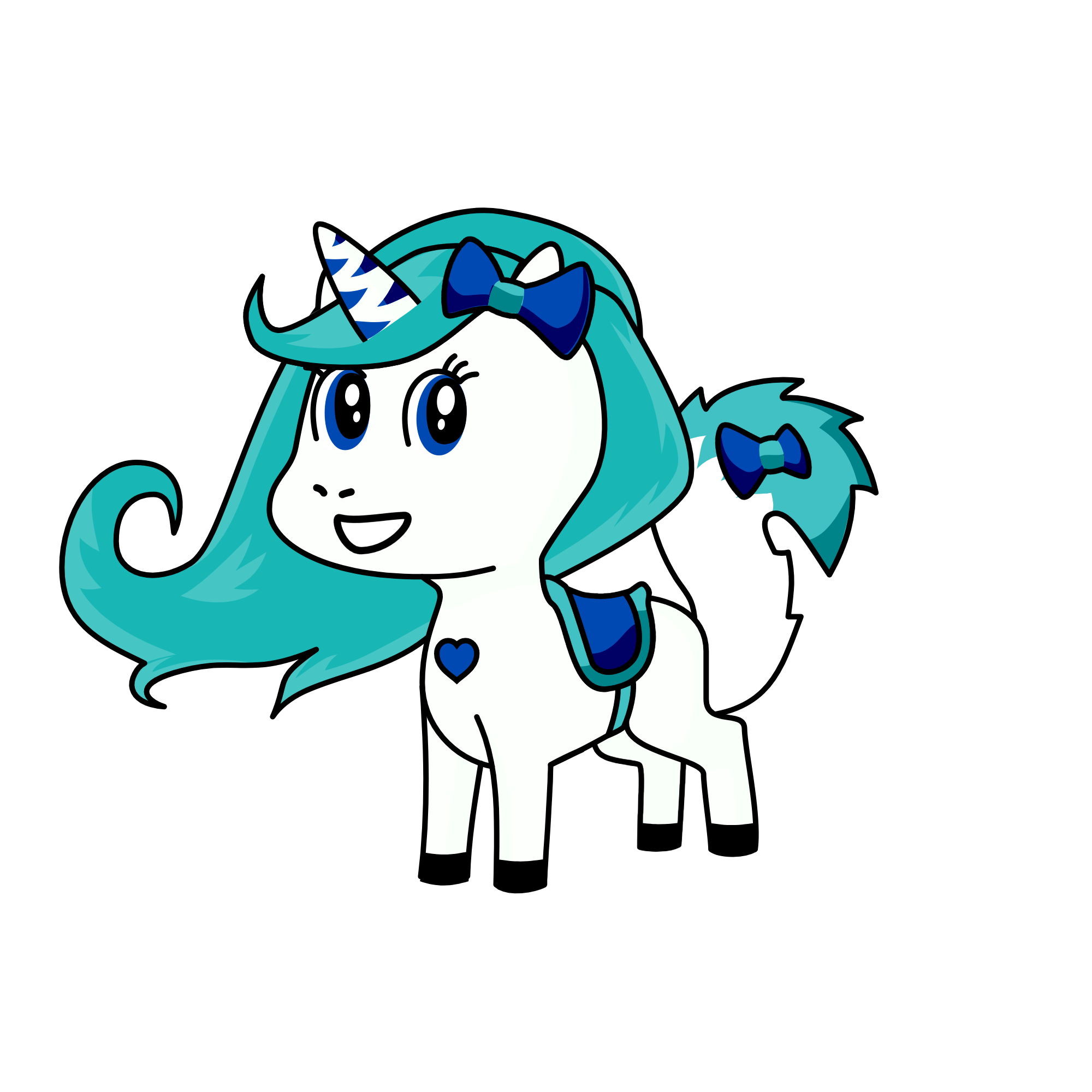 snowy, the unicorn