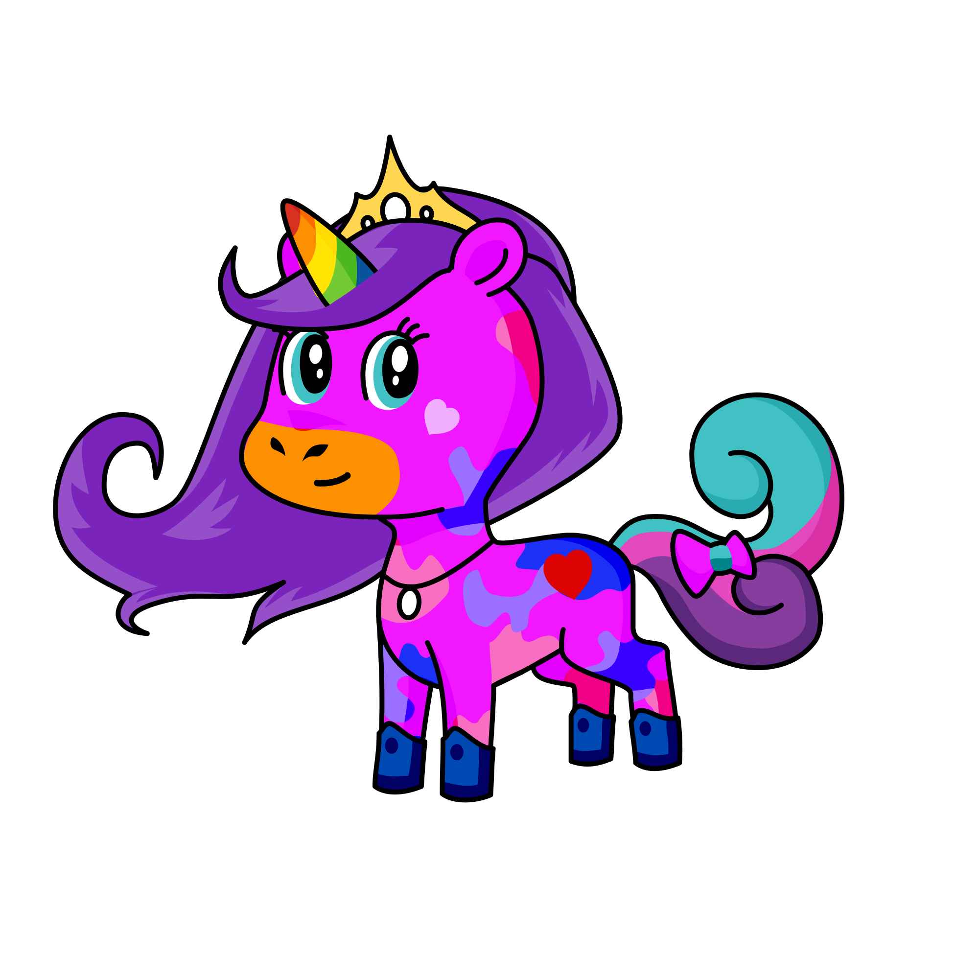 Raspberry, the unicorn