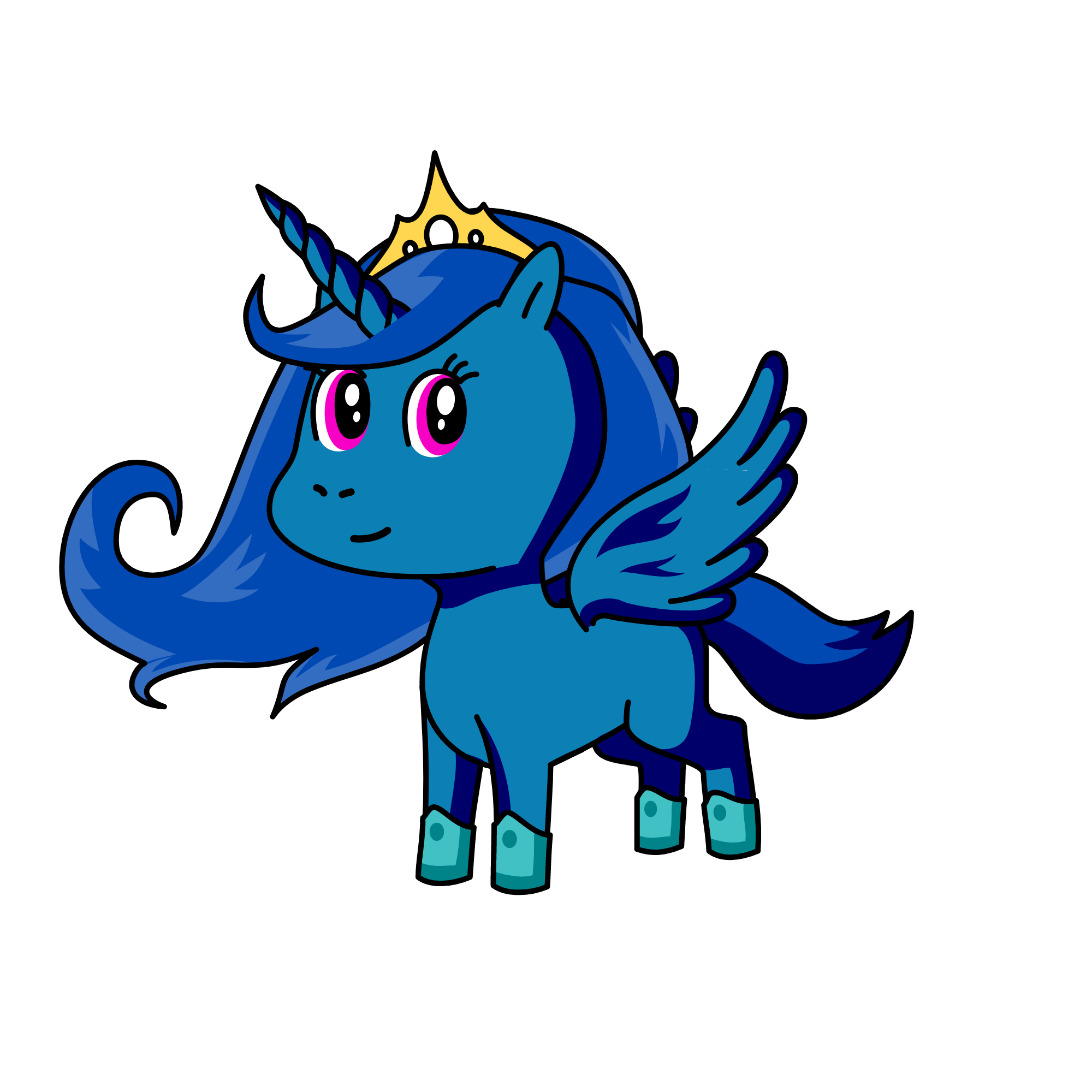 Moomlight, the unicorn