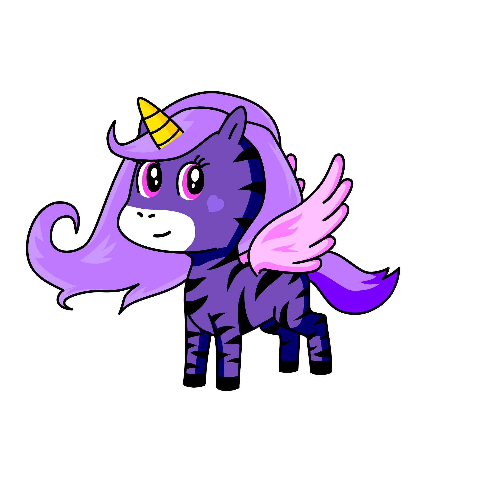 Moonlight, the unicorn