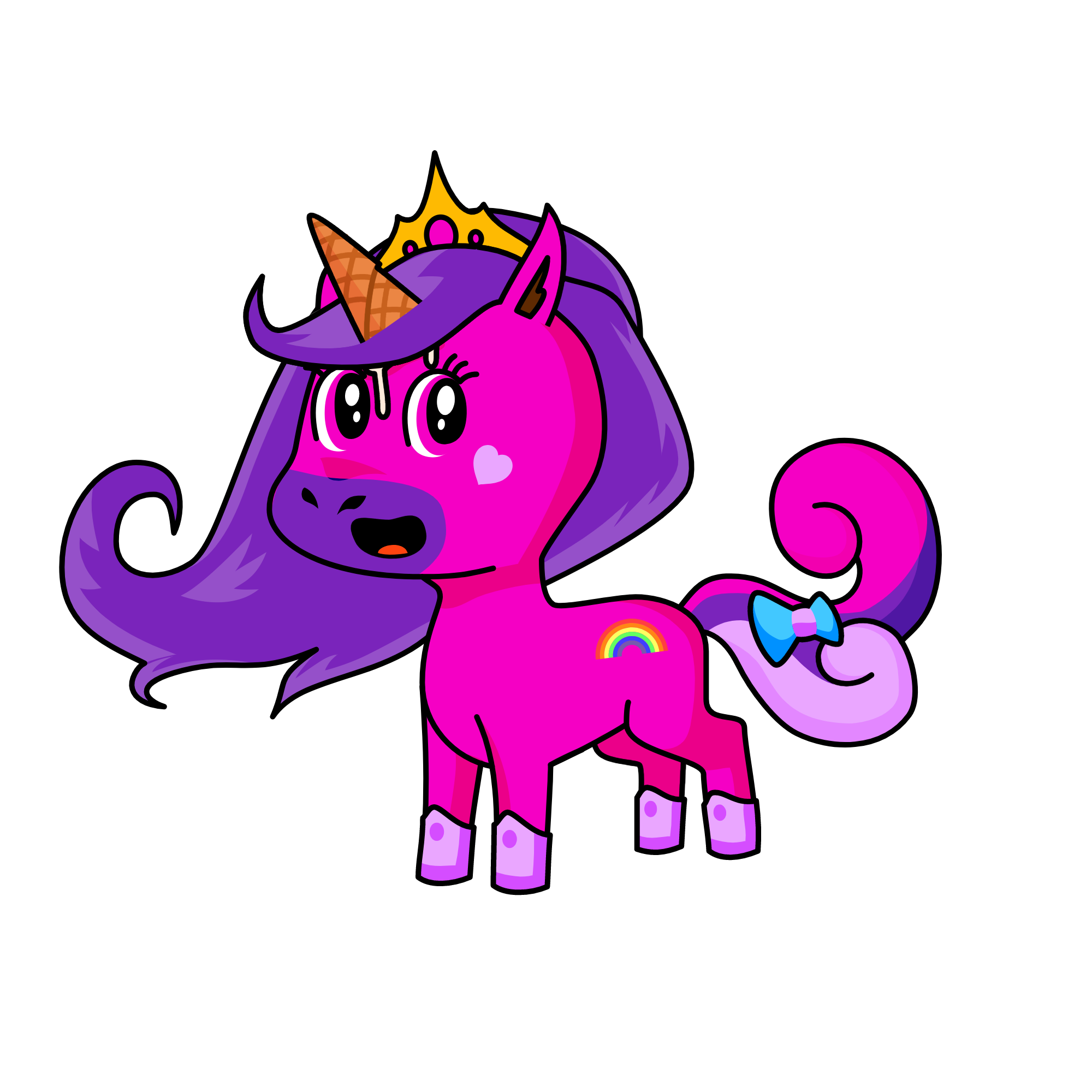 CUERNO DE HELADO, the unicorn