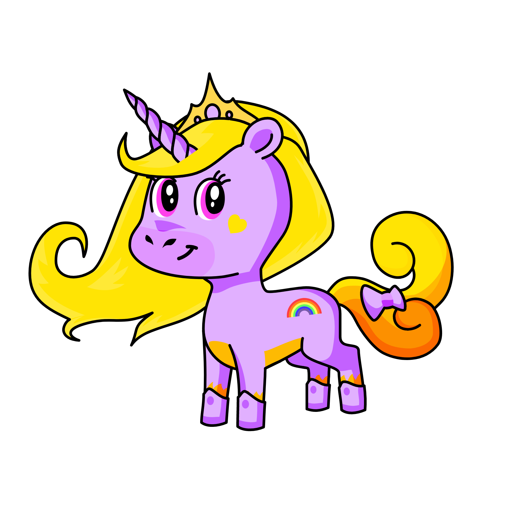 LA MAS BONITA, the unicorn