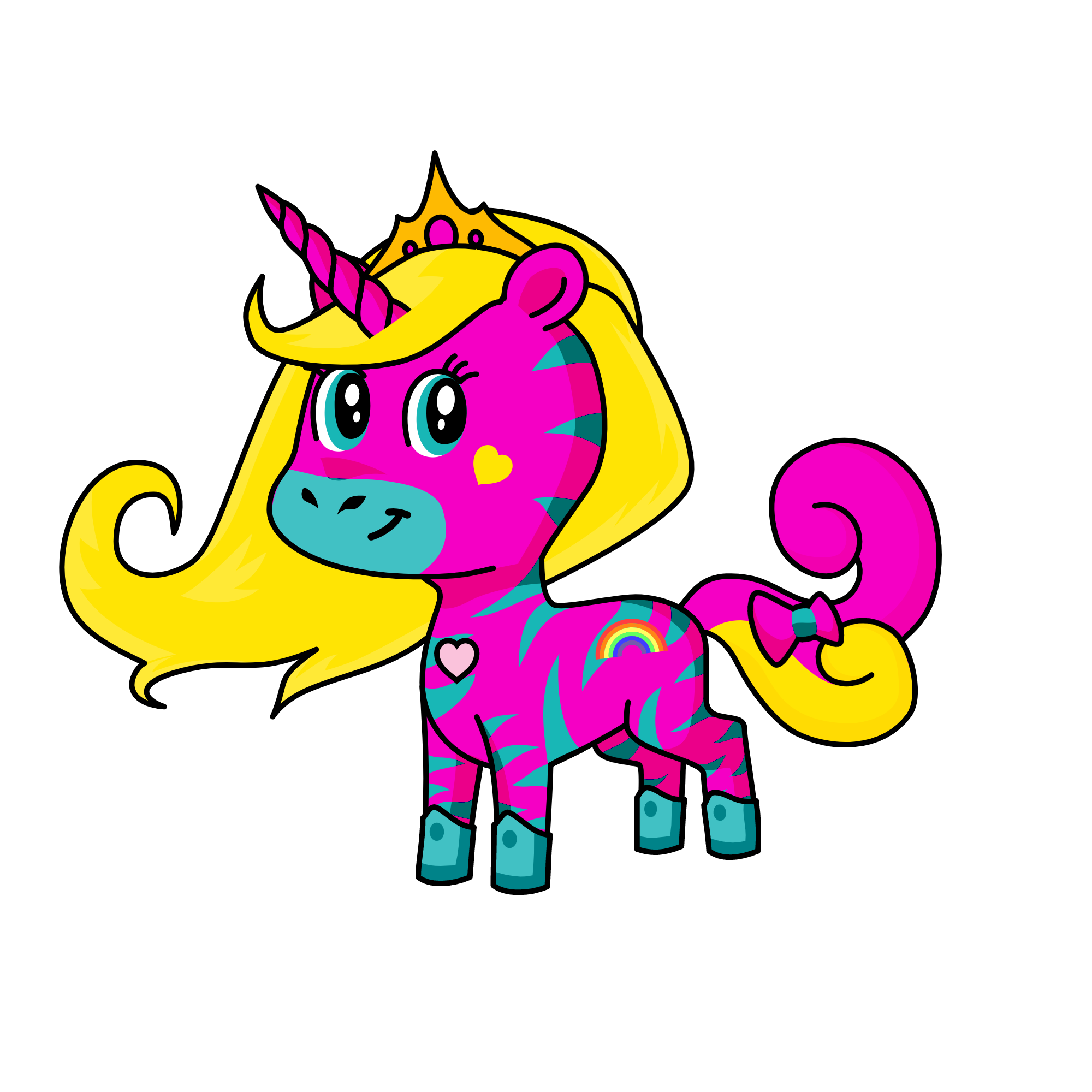UNICORNIO  CEBRA, the unicorn