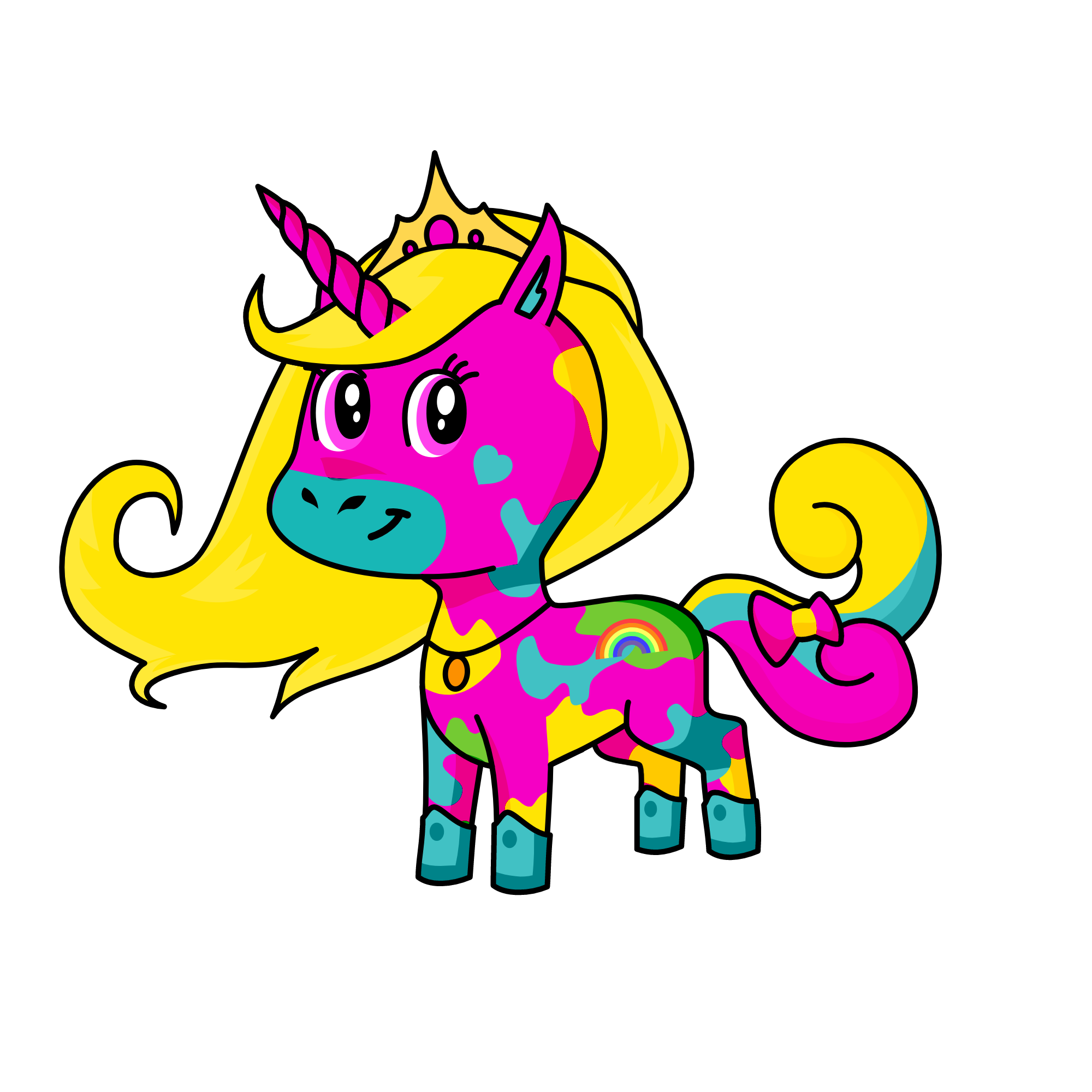MUY BONITA, the unicorn