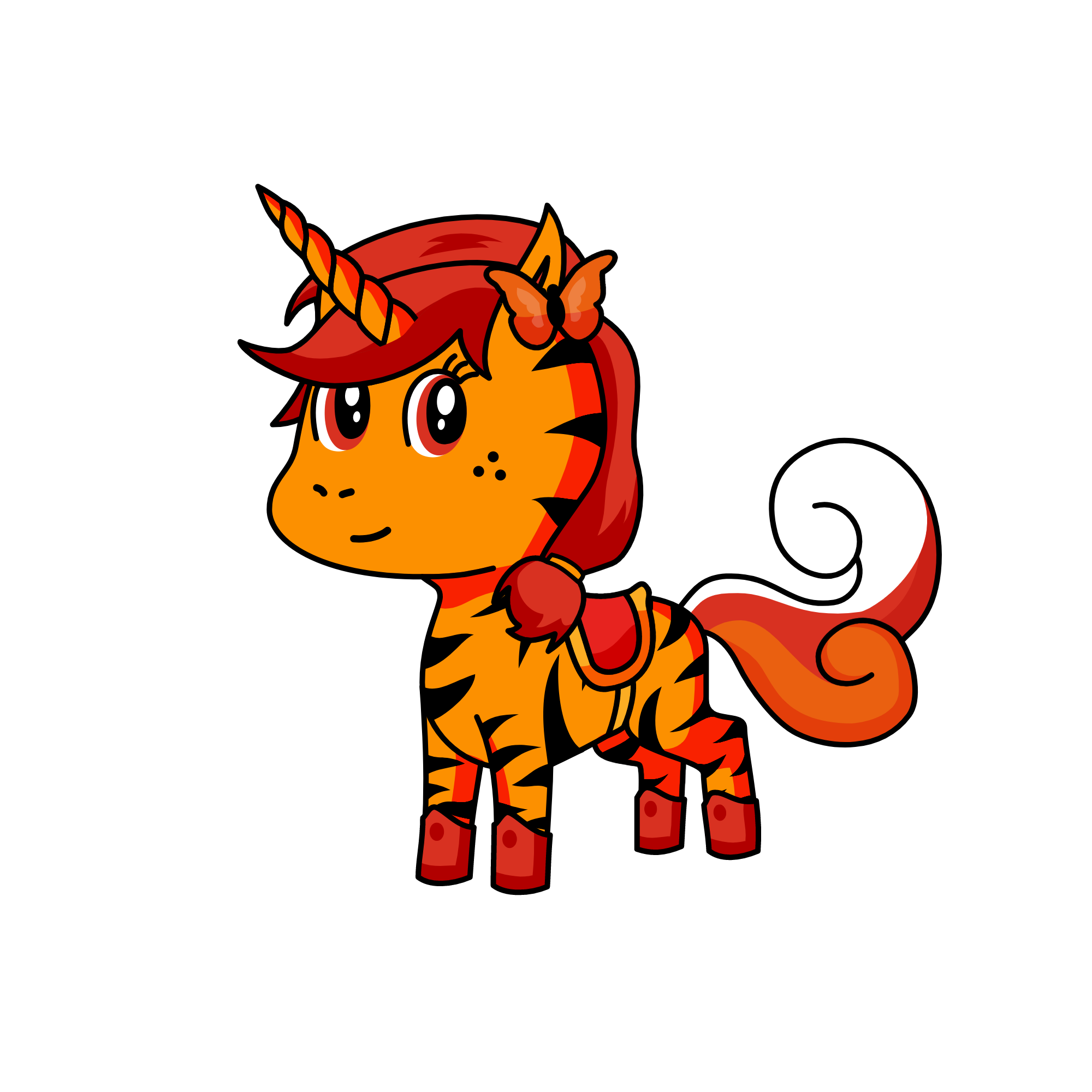 Flame, the unicorn