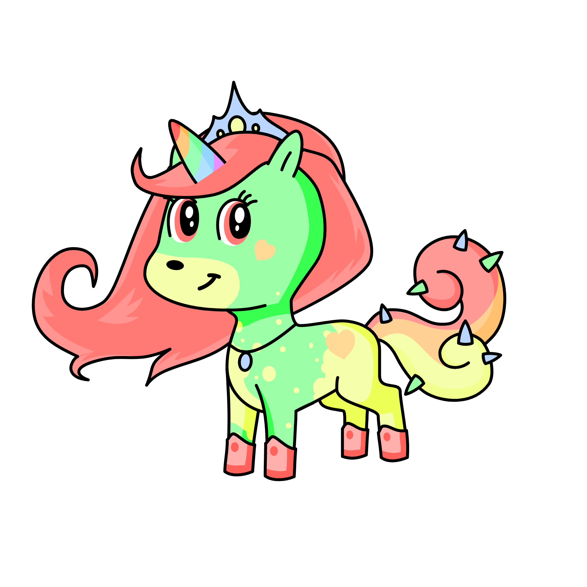 candy twist, the unicorn