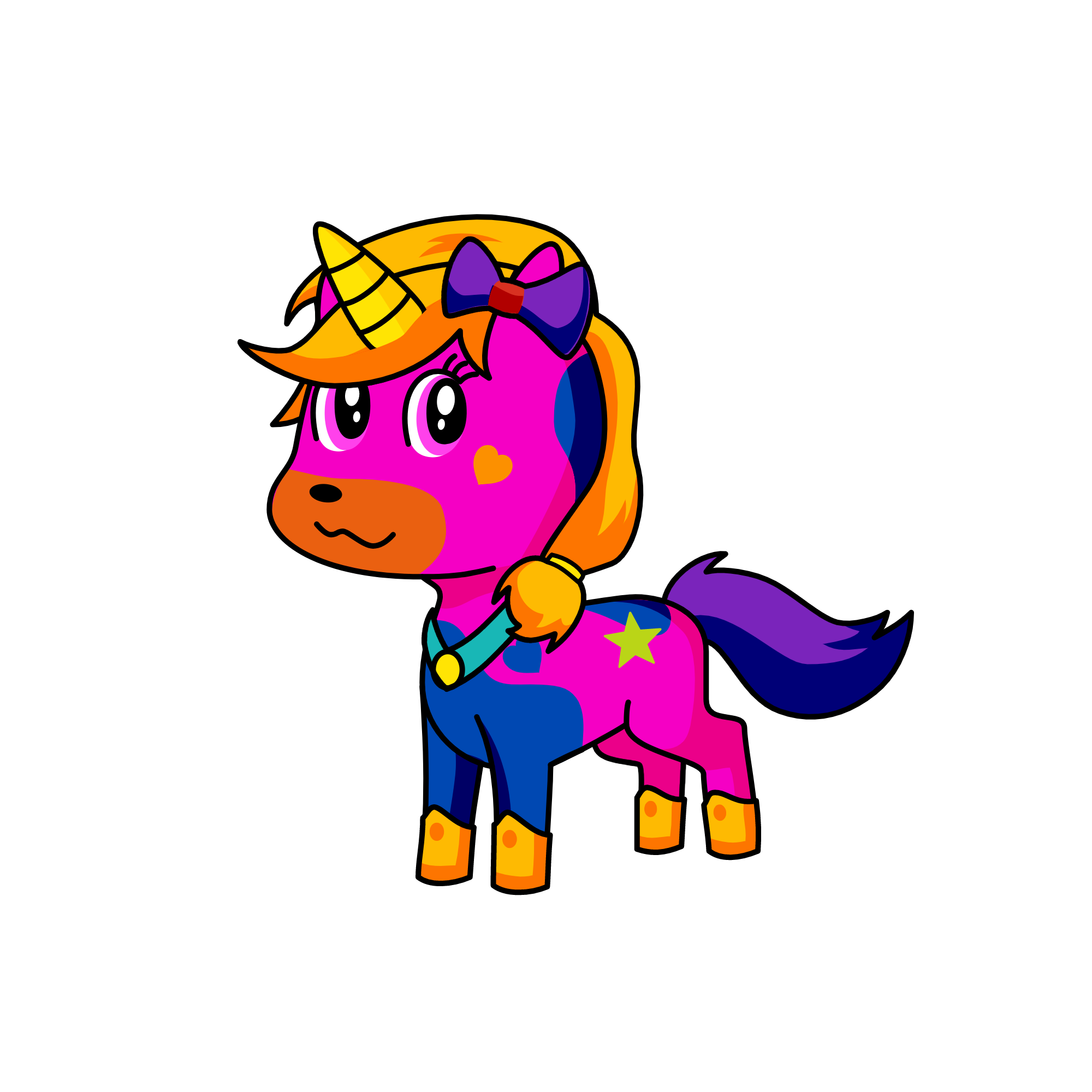 Lilacorn, the unicorn