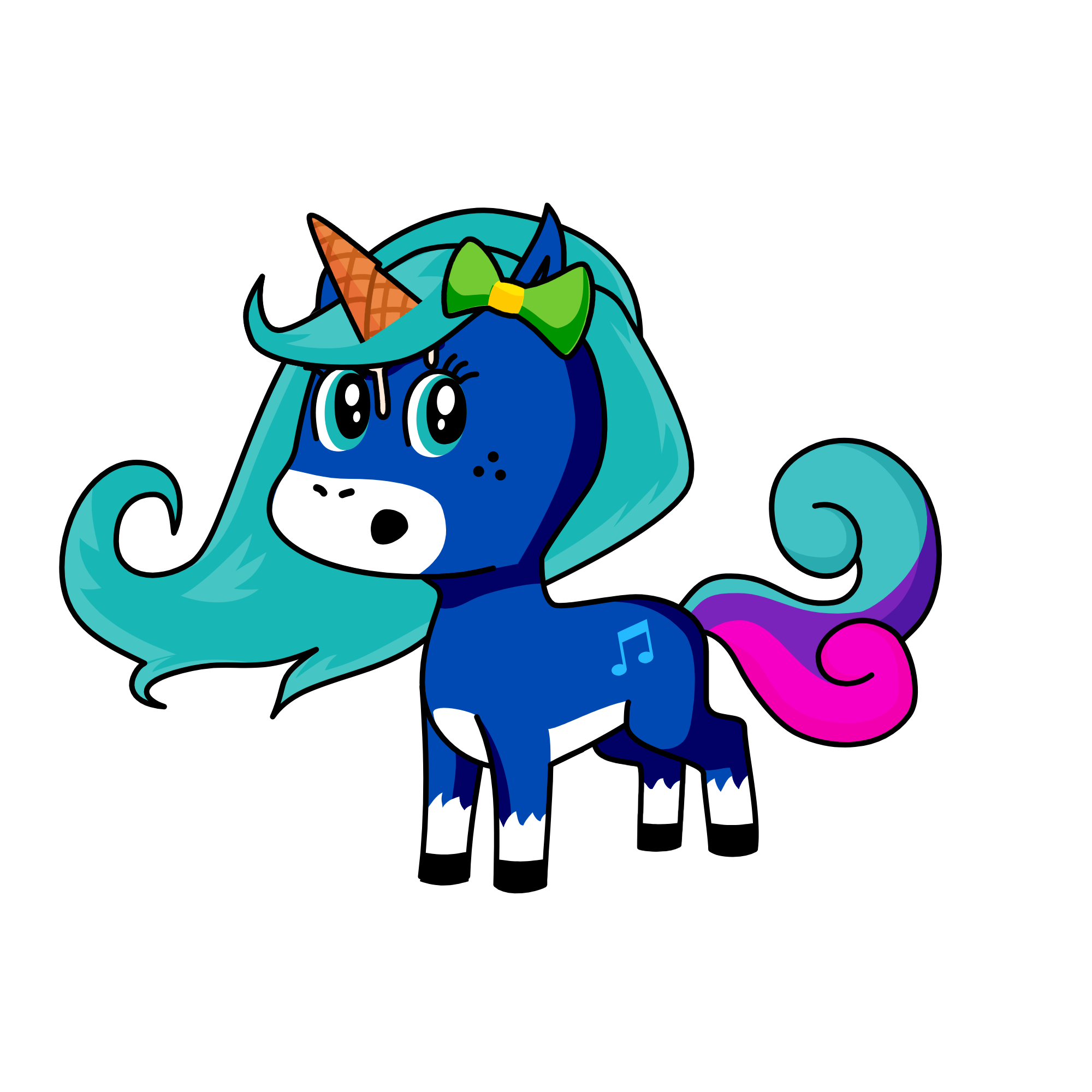 Embarrassed?, the unicorn
