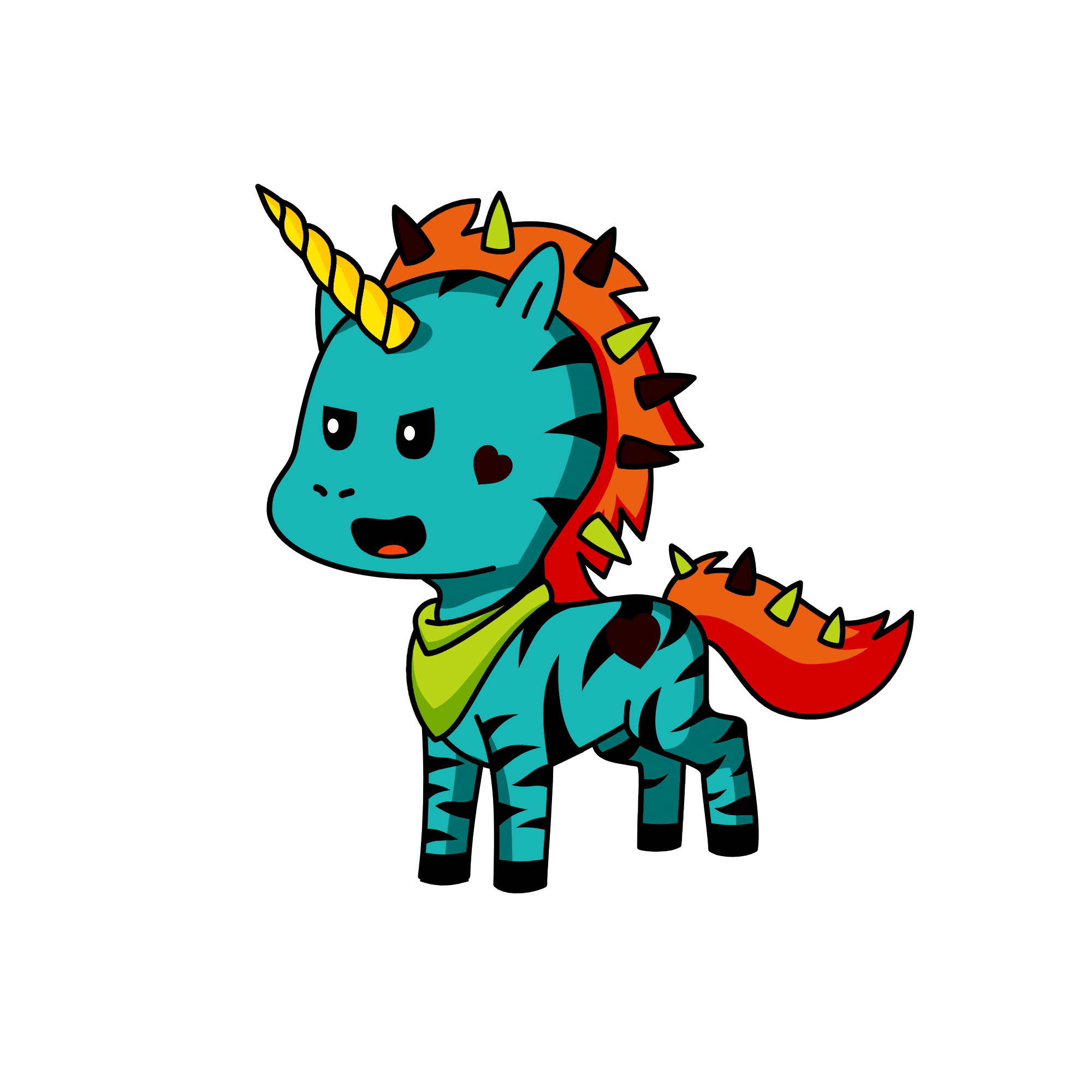 Gangsta, the unicorn