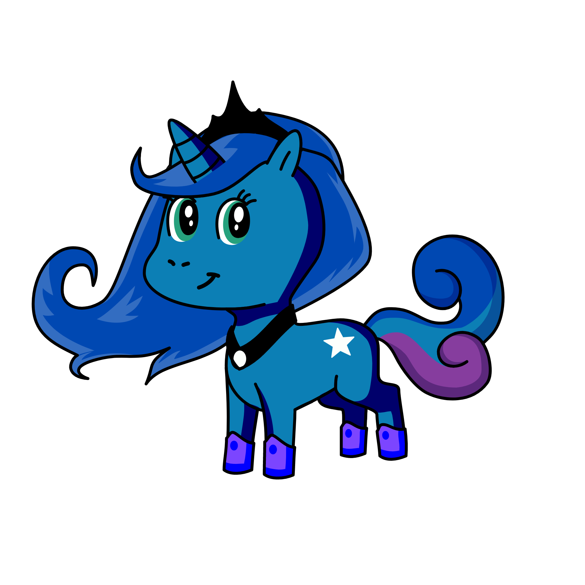 Luna, the unicorn