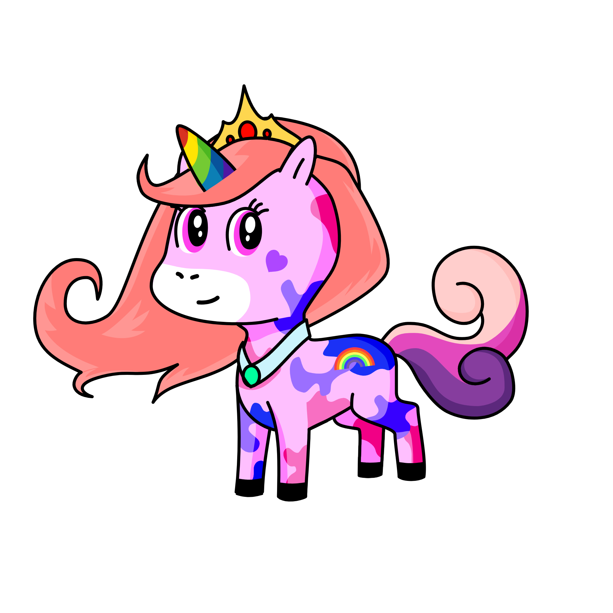 Sonic rainbooms, the unicorn