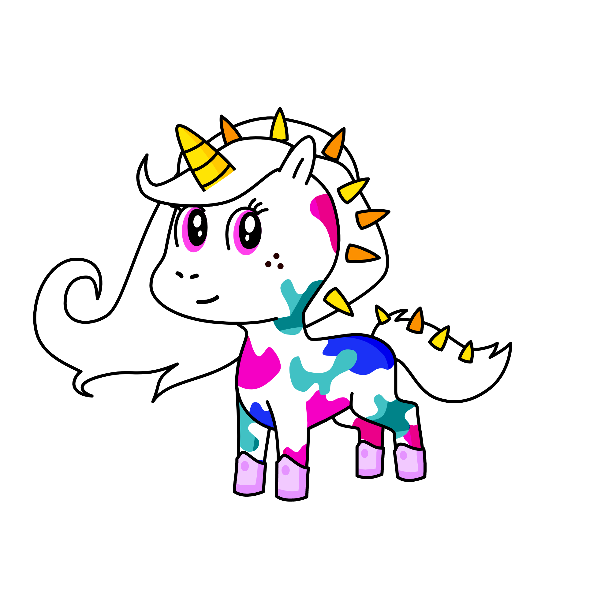 Ice cream, the unicorn