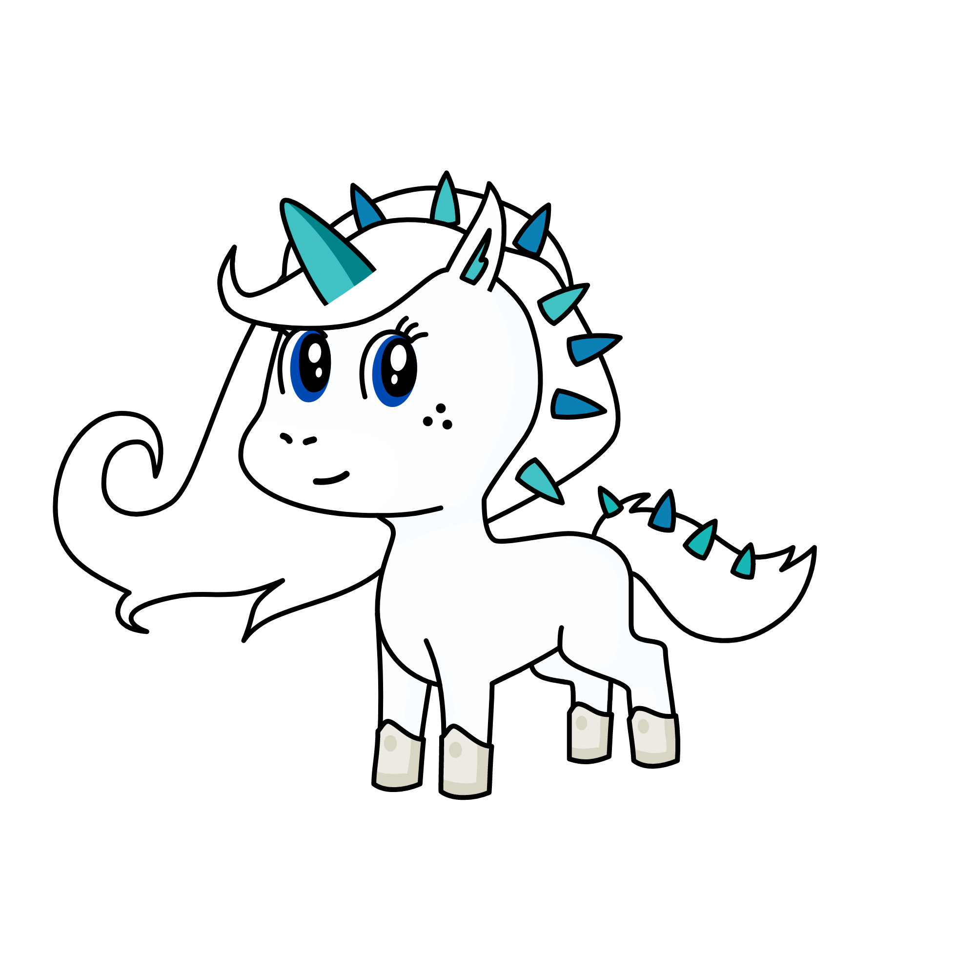 Icicle, the unicorn