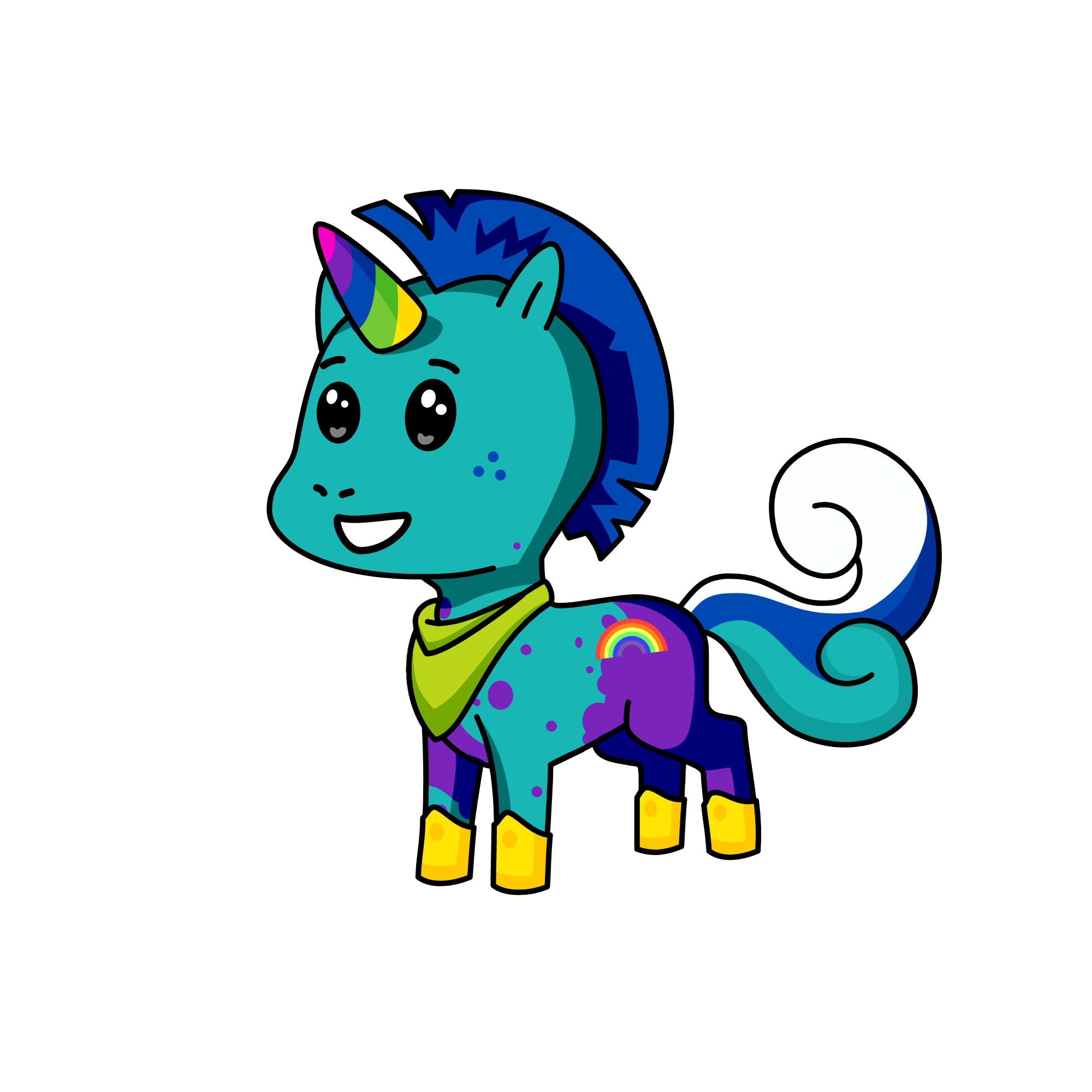 colours, the unicorn