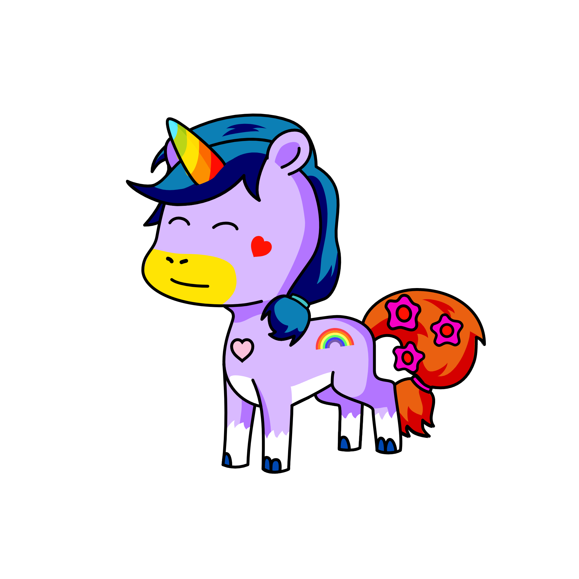 rainbow, the unicorn