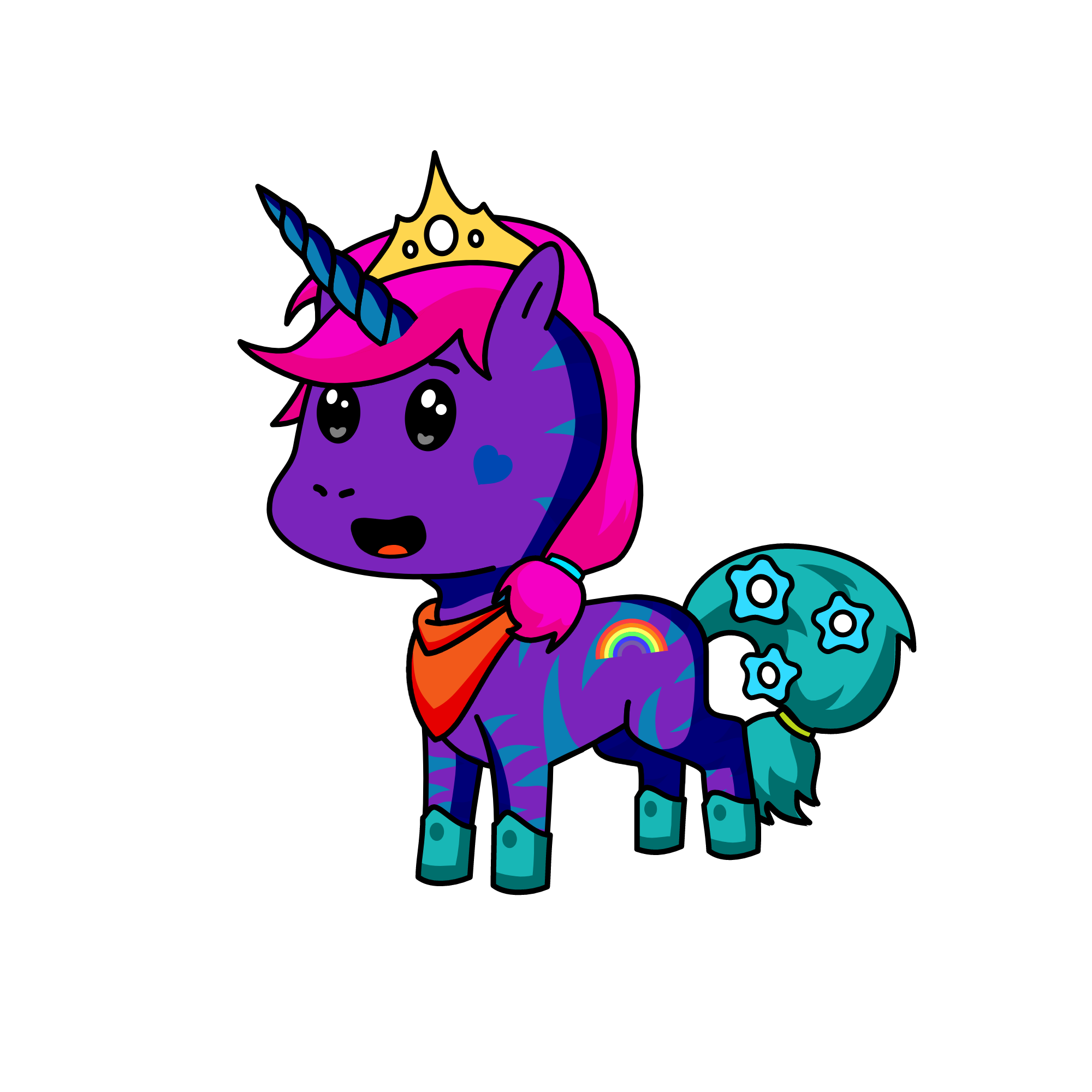 candy, the unicorn