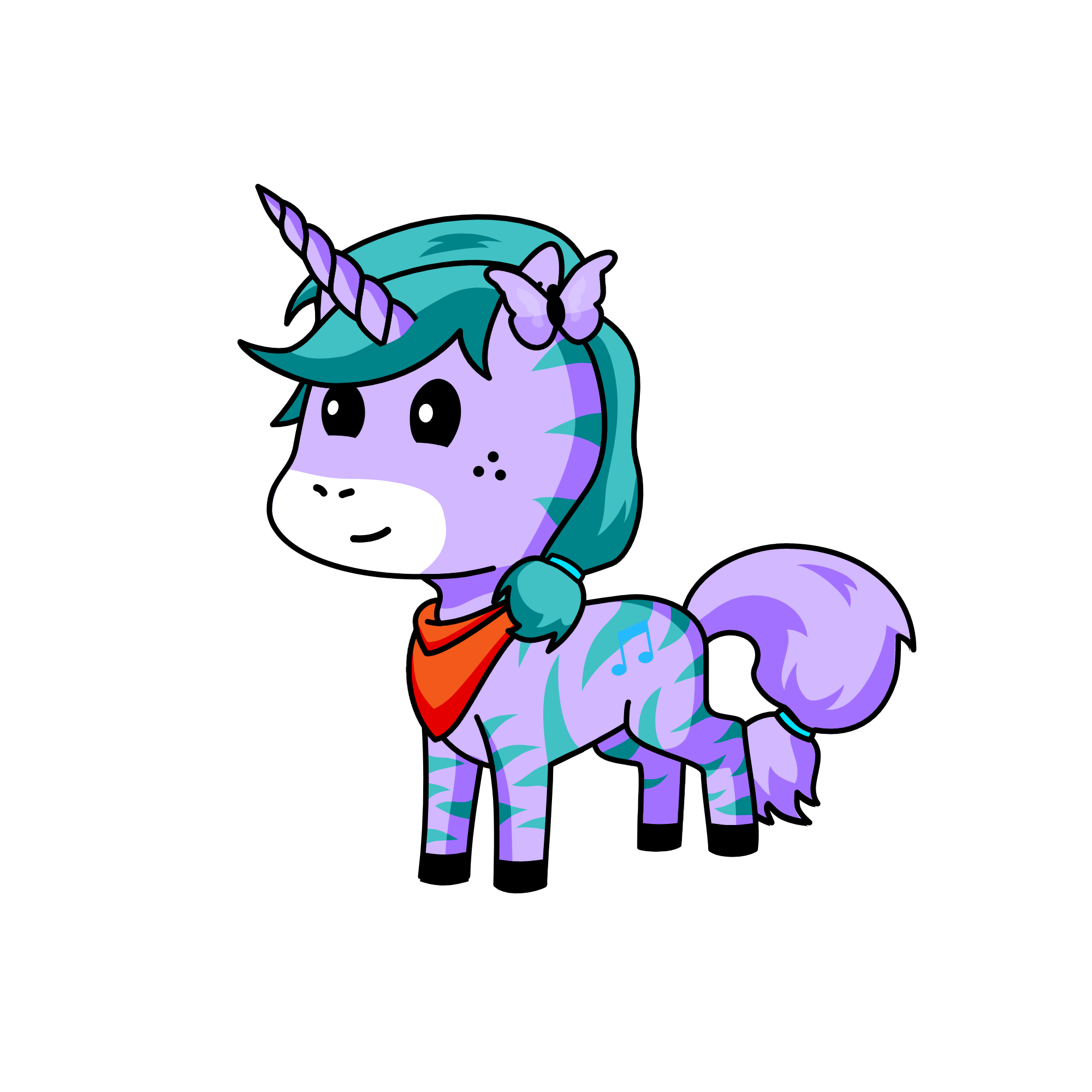 purpley, the unicorn