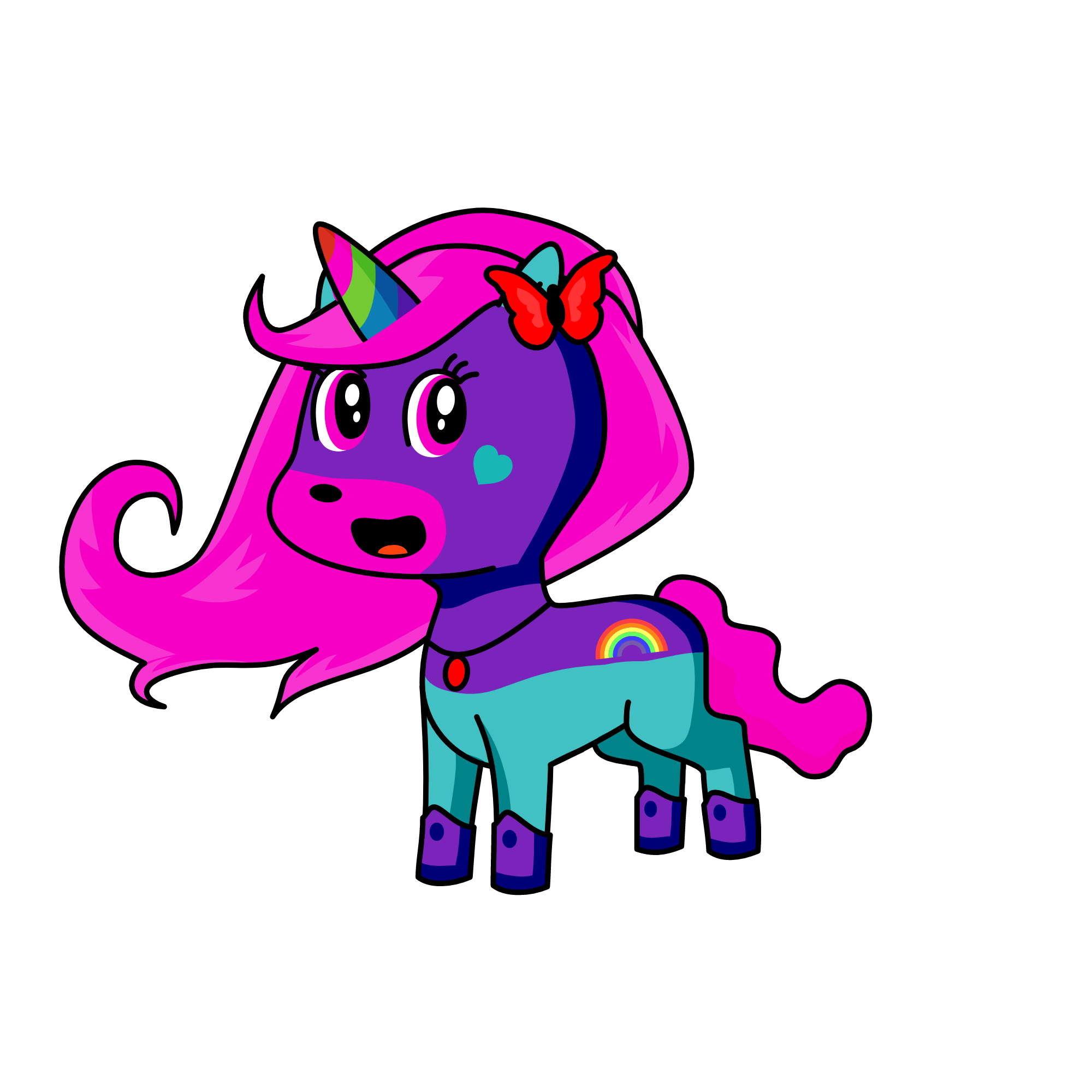 Jamelia, the unicorn