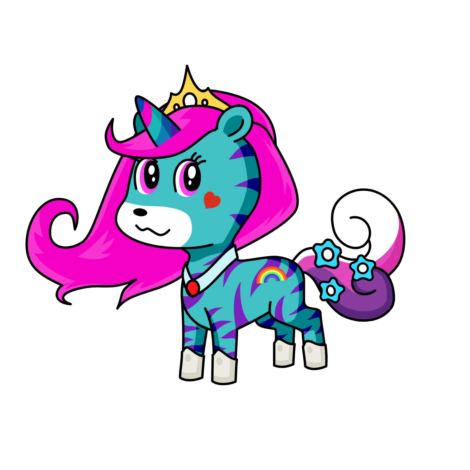 bon bon, the unicorn