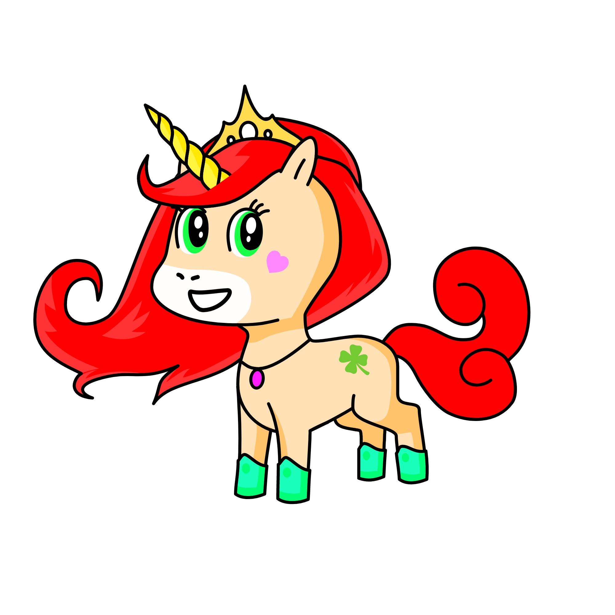 Prenses Ariel, the unicorn