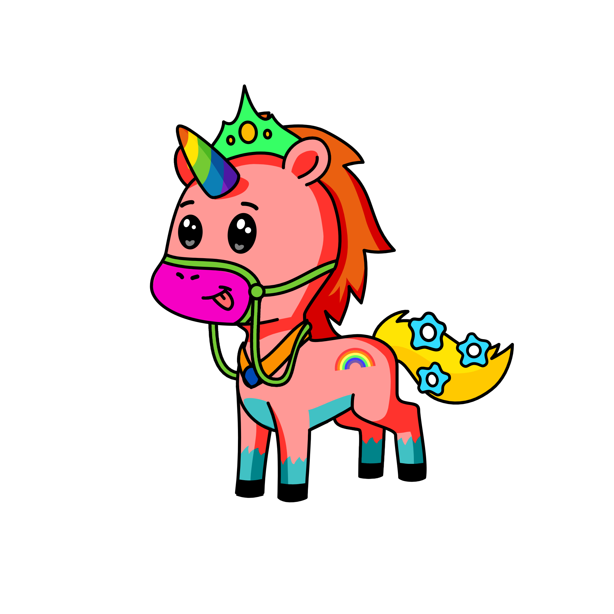 rainbow, the unicorn